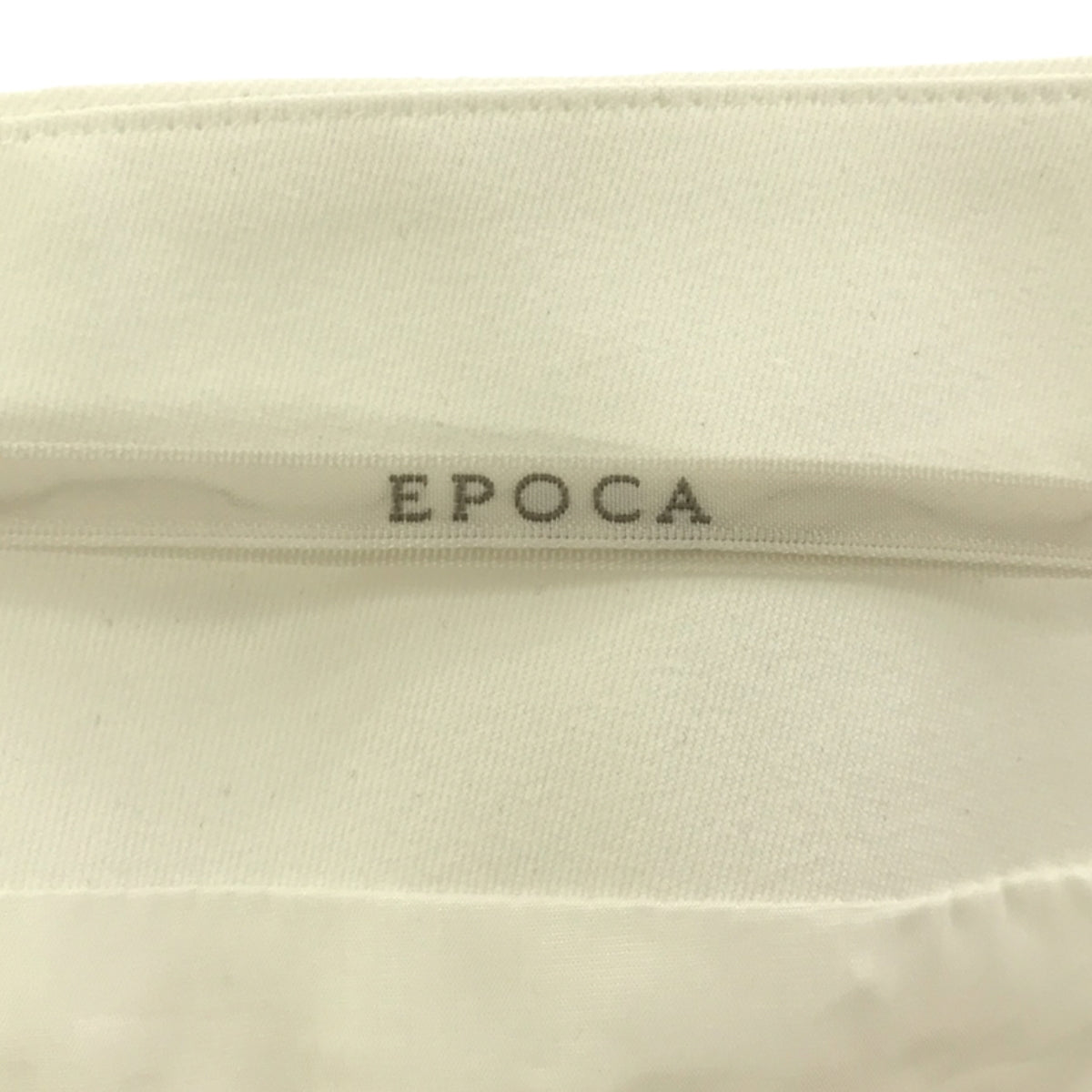 【美品】  EPOCA / エポカ | パネル切替 フレアスカート | 40 | ホワイト | レディース