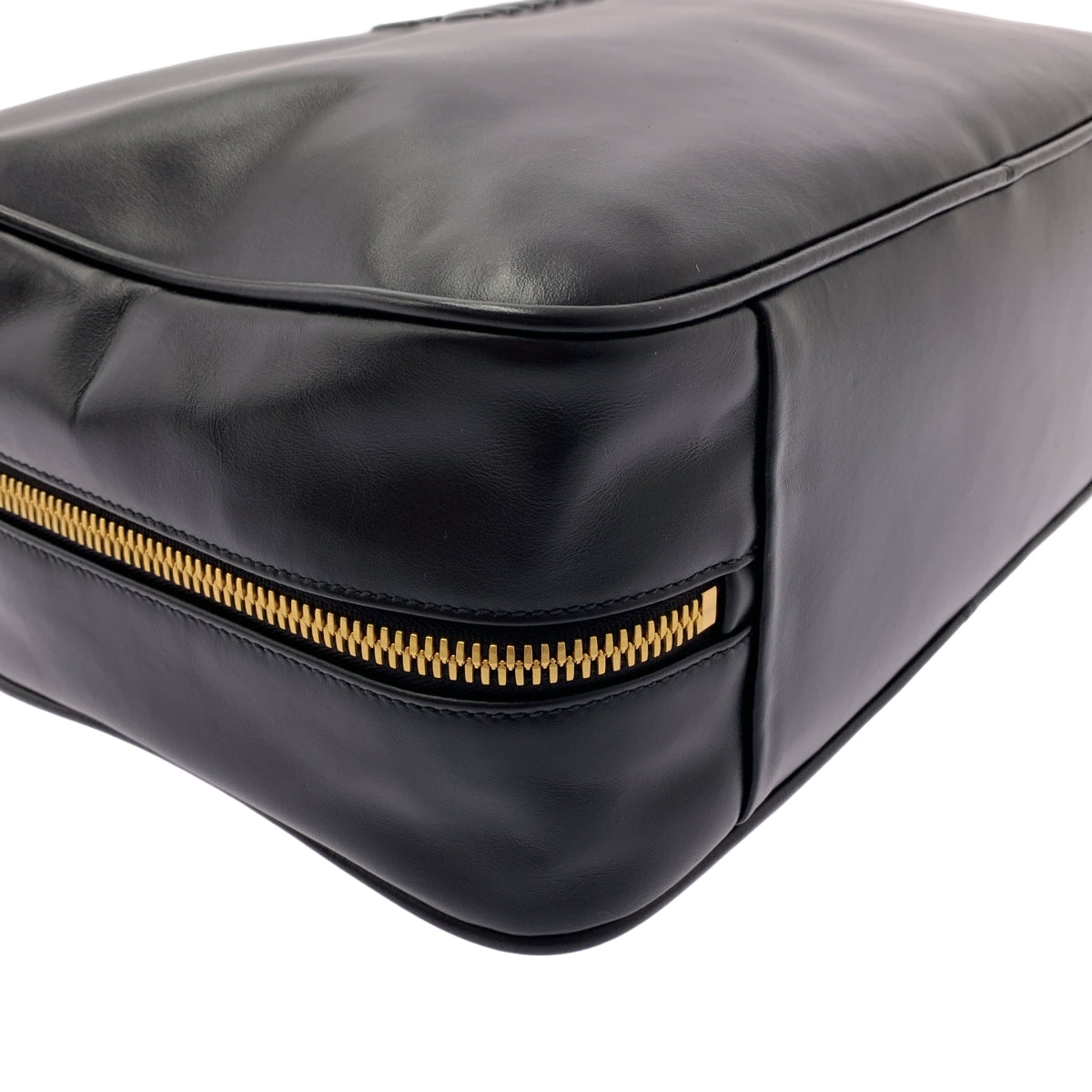 miu miu / ミュウミュウ | ボー エンボスロゴ レザー ハンドバッグ / 5BB117 |