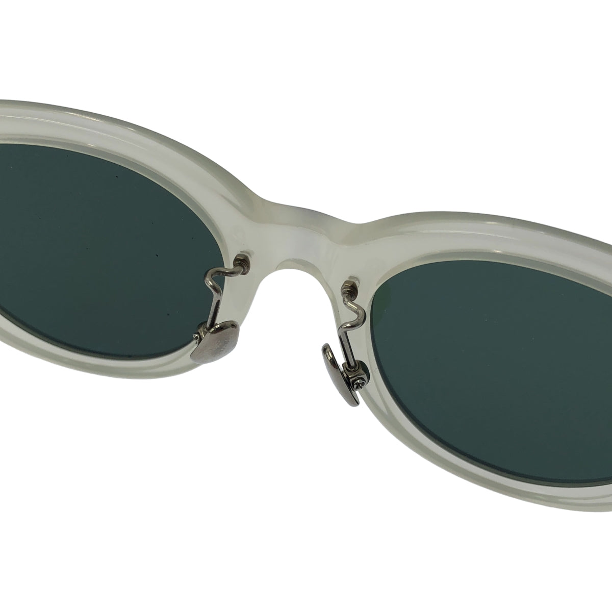 BLANC / BLANC | B0017 / 金屬框太陽眼鏡 | 48◻︎2-15 | 灰白 / 綠色鏡片