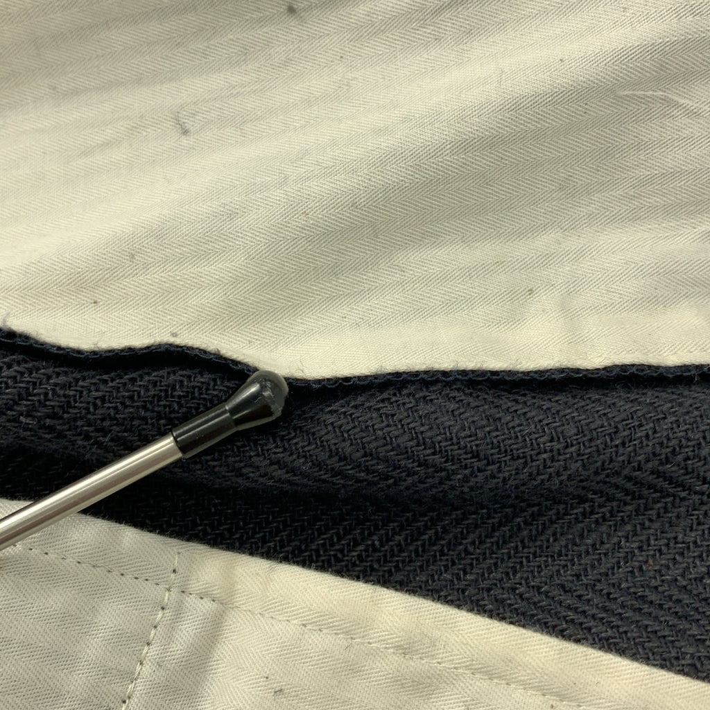 MAATEE&SONS / マーティー&サンズ | リネン ヘリンボーン スラックス パンツ |