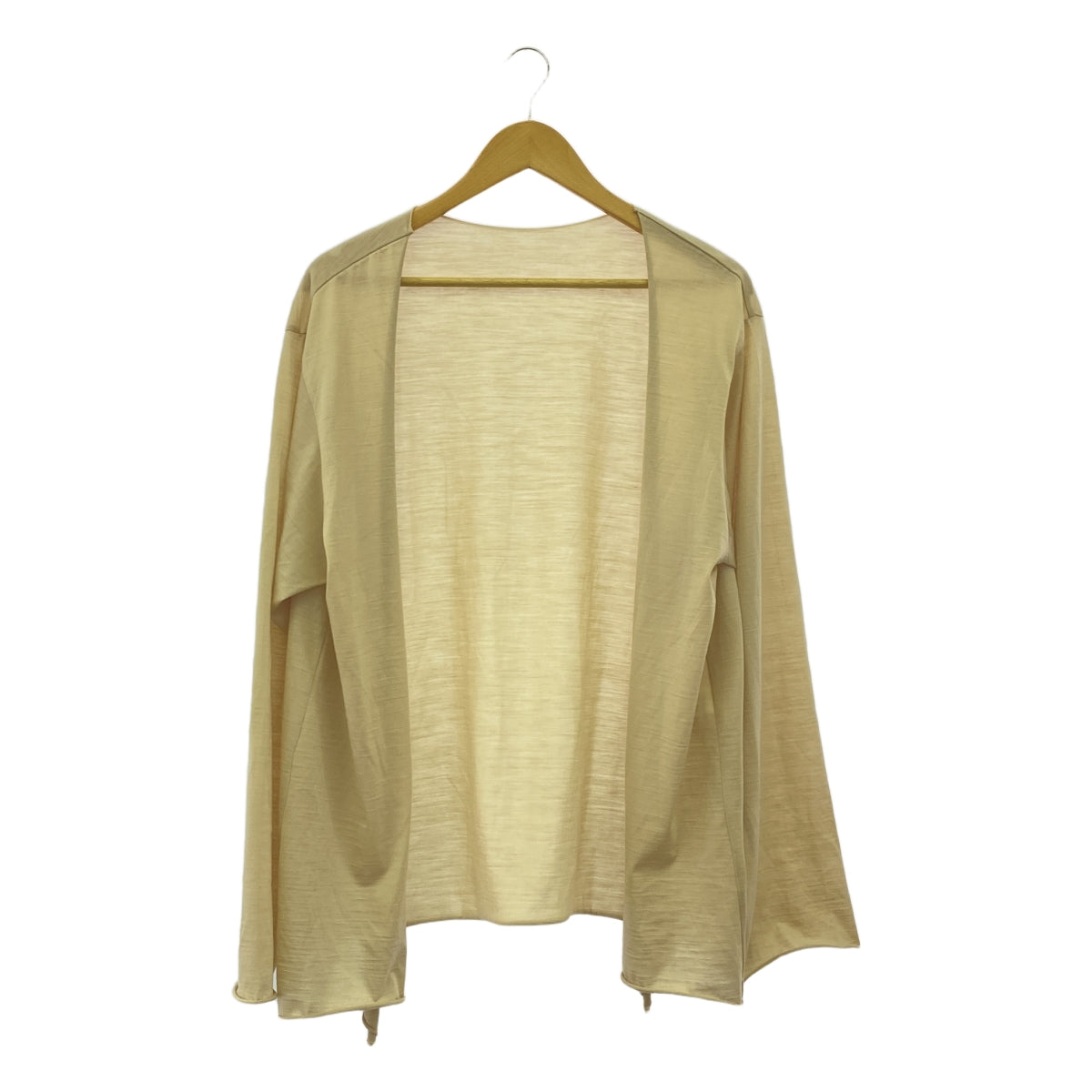 ironari / Ironari | 2022秋冬 |女高音開襟衫 羊毛女高音開襟衫 | 2 |米色 |女性的