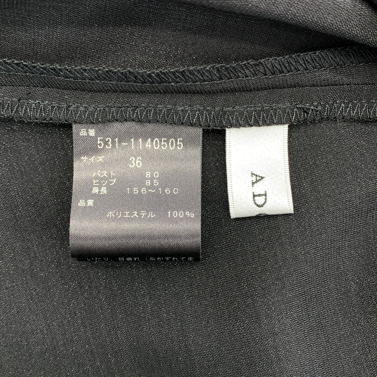 ADORE / 어도어 | 시어 보일 핀탁 볼륨 슬리브 드레스 원피스 / 이너 포함 | 36 |