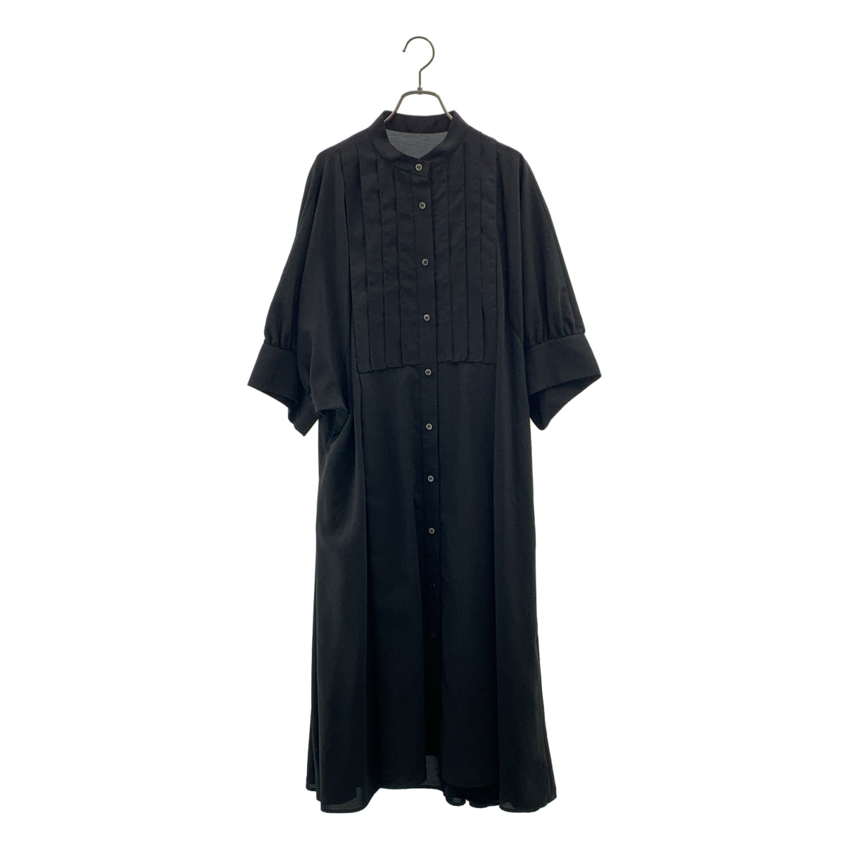 ADORE / 어도어 | 시어 보일 핀탁 볼륨 슬리브 드레스 원피스 / 이너 포함 | 36 |