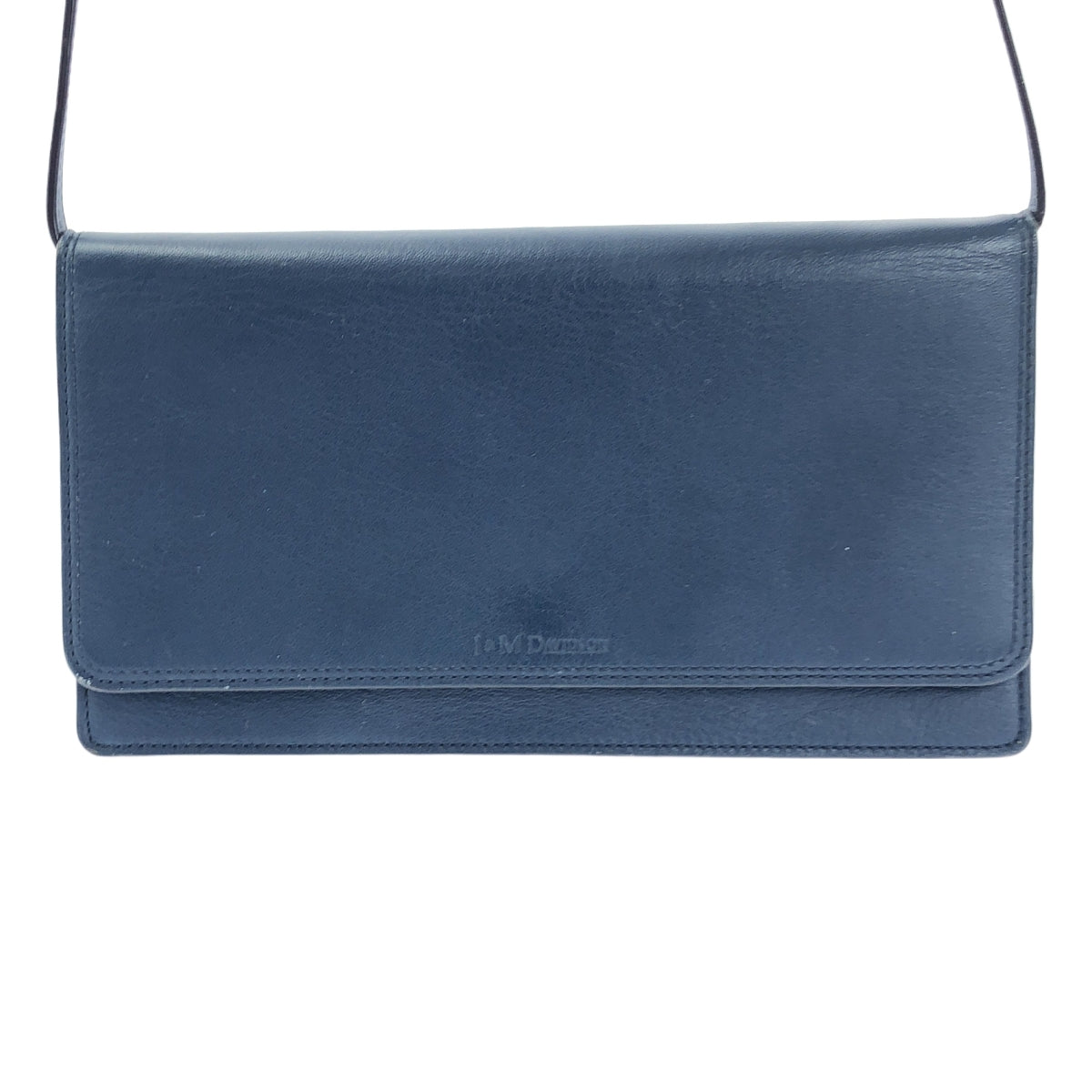 J&amp;M DAVIDSON | 長版單肩皮夾 | 海軍藍 | 女款
