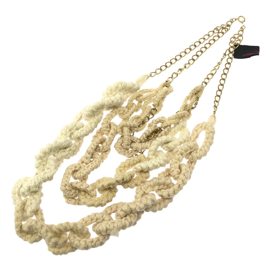 tricot COMME des GARCONS | Knit chain layered necklace |