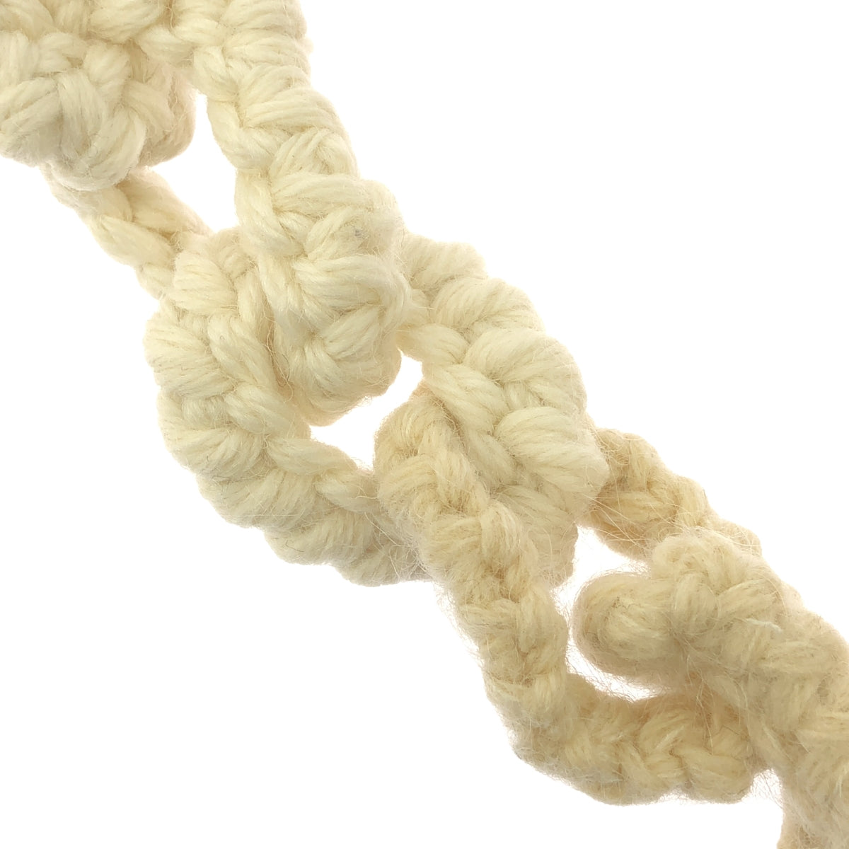 tricot COMME des GARCONS | Knit chain layered necklace |