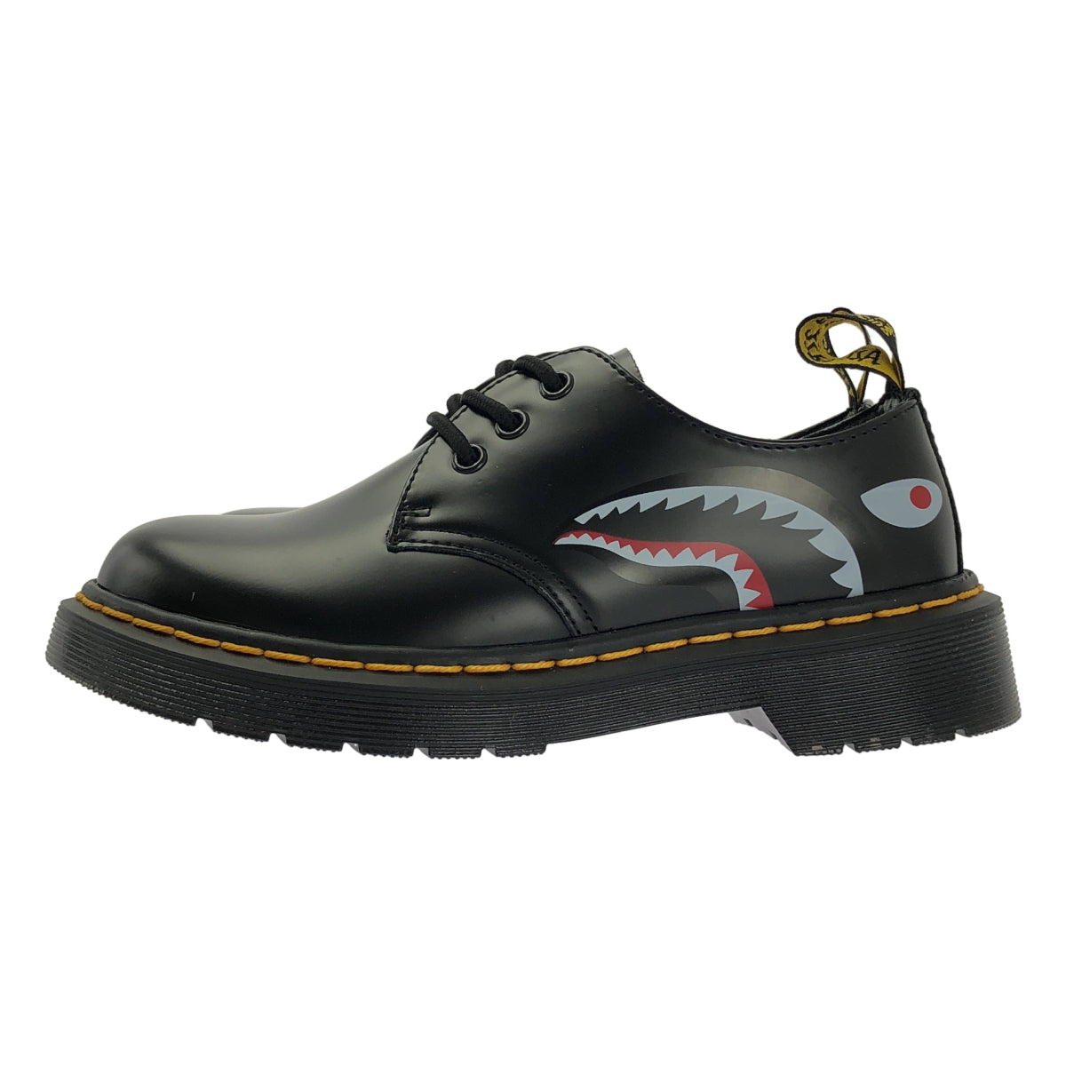 Dr.Martens / 닥터 마틴 | × A BATHING APE × mastermind / 상어 3 홀 레이스 업 신발 | UK5 |