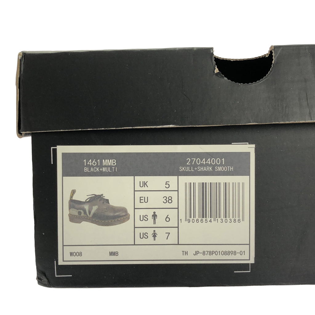 Dr.Martens / 닥터 마틴 | × A BATHING APE × mastermind / 상어 3 홀 레이스 업 신발 | UK5 |