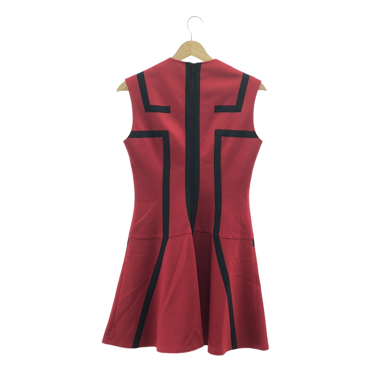 Y-3 / 와이슬리 | 테이핑 민소매 백 Zip 원피스 | M | 레드 / 블랙 | 여성