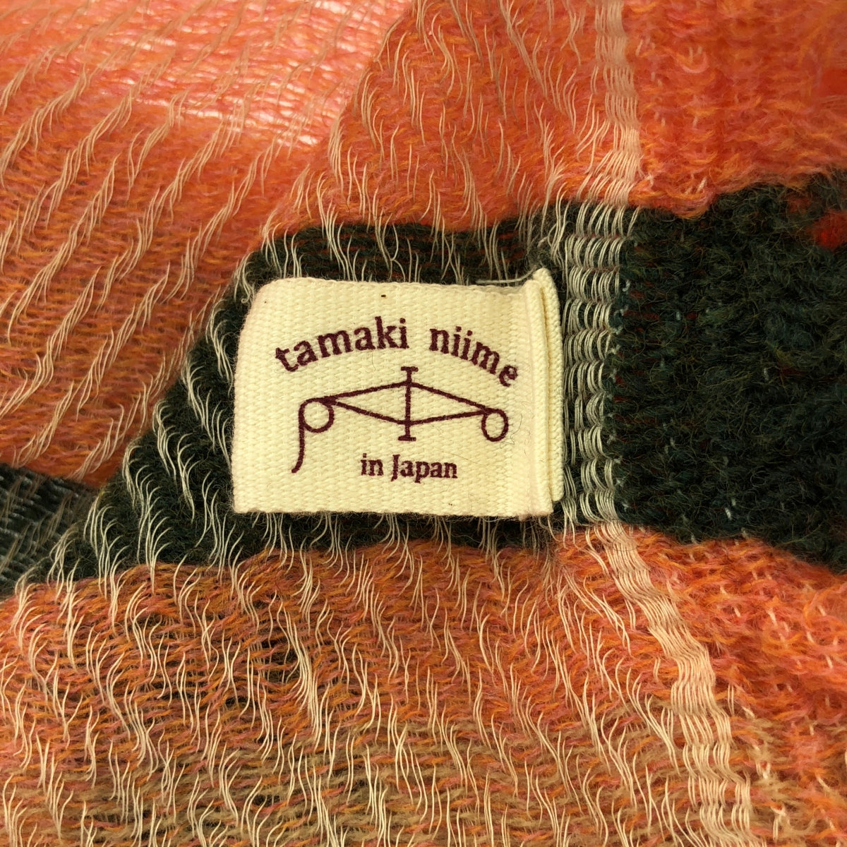 tamaki niime 玉木新雌 / タマキニイメ | ウール コットン ストール | ピンク系 | レディース