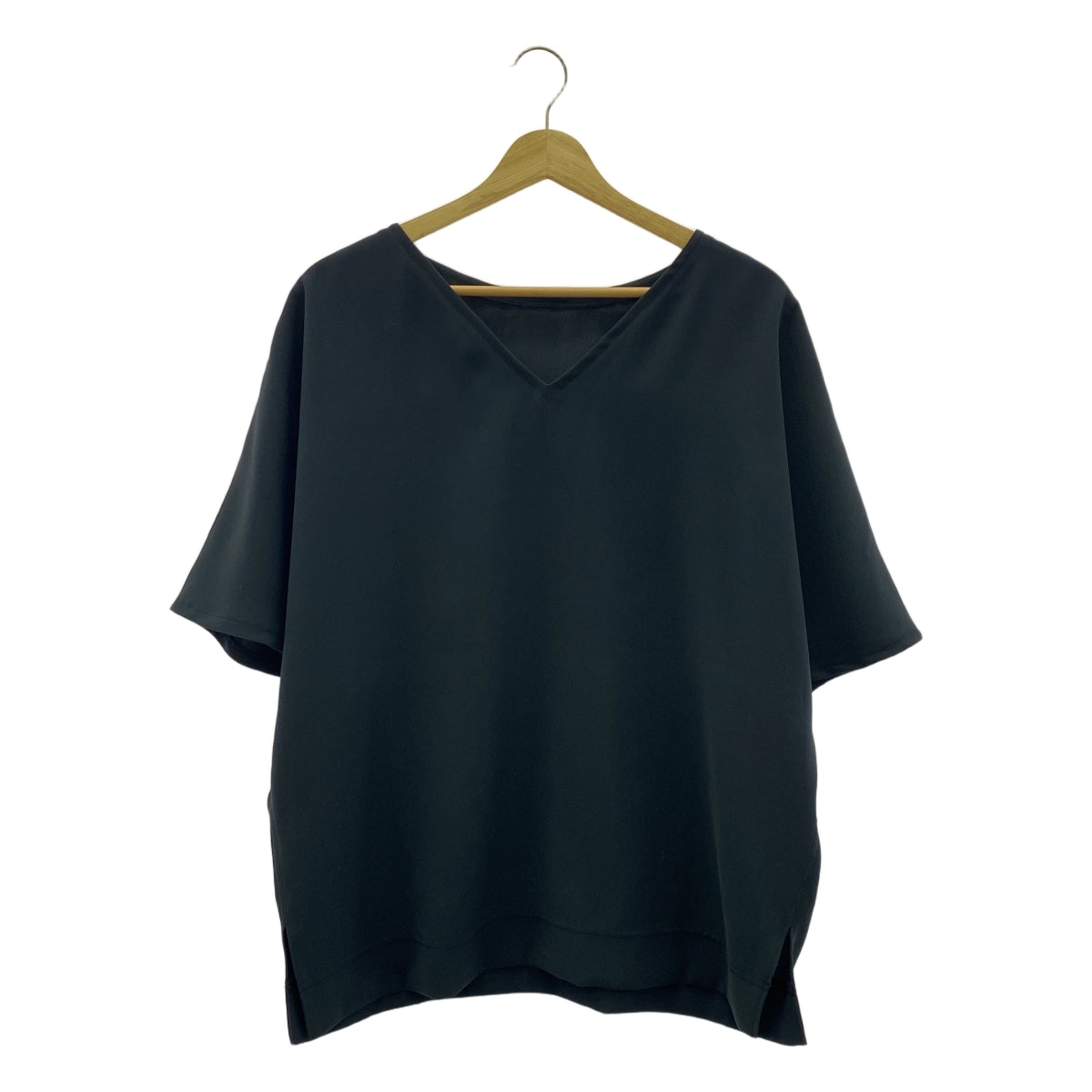 UNITED ARROWS &amp; SONS / 유나이티드 애로즈 앤 샌즈 | 돌만 슬리브 오버 사이즈 실루엣 블라우스 | M | 네이비 | 여성