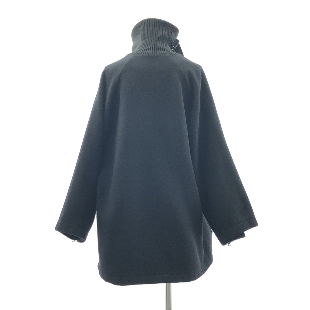 B YOHJI YAMAMOTO | 羊毛大衣拉鍊外套 | 尺寸 1 | 女款