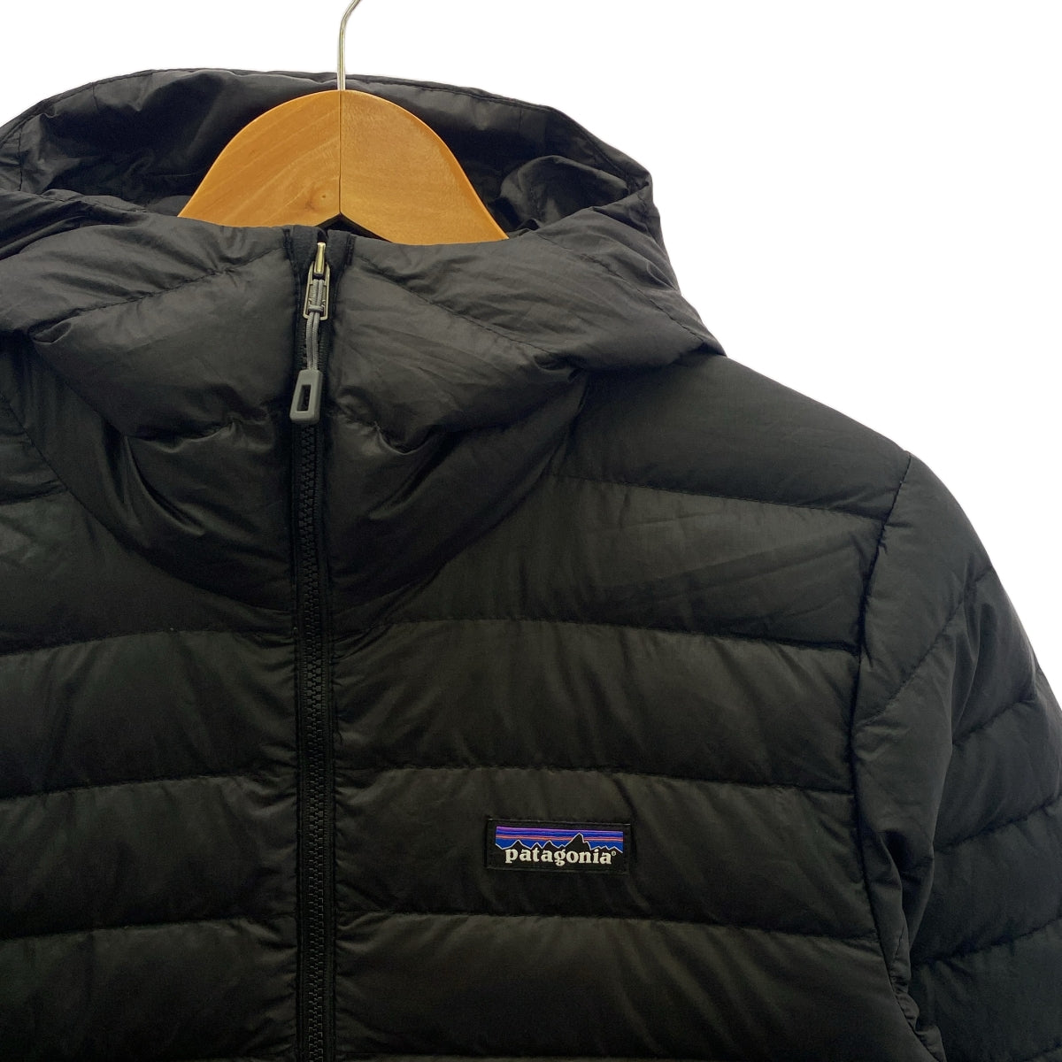 Patagonia / 파타고니아 | 다운 스웨터 후디 | S | 블랙 | 남성