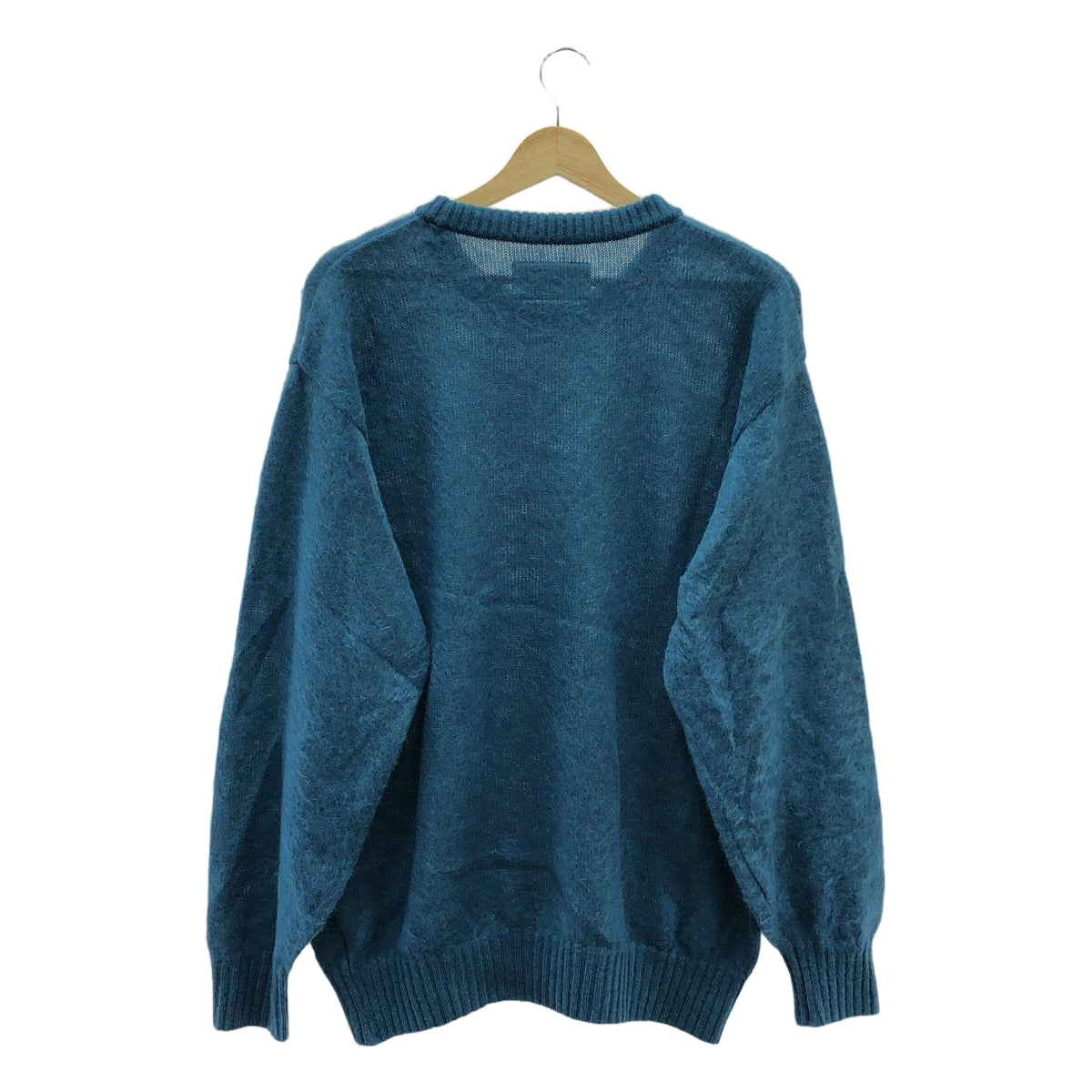 WACKO MARIA / ワコマリア | 2022AW | MOHAIR CREW NECK SWEATER モヘヤ クルーネック セーター | M | ブルー | メンズ