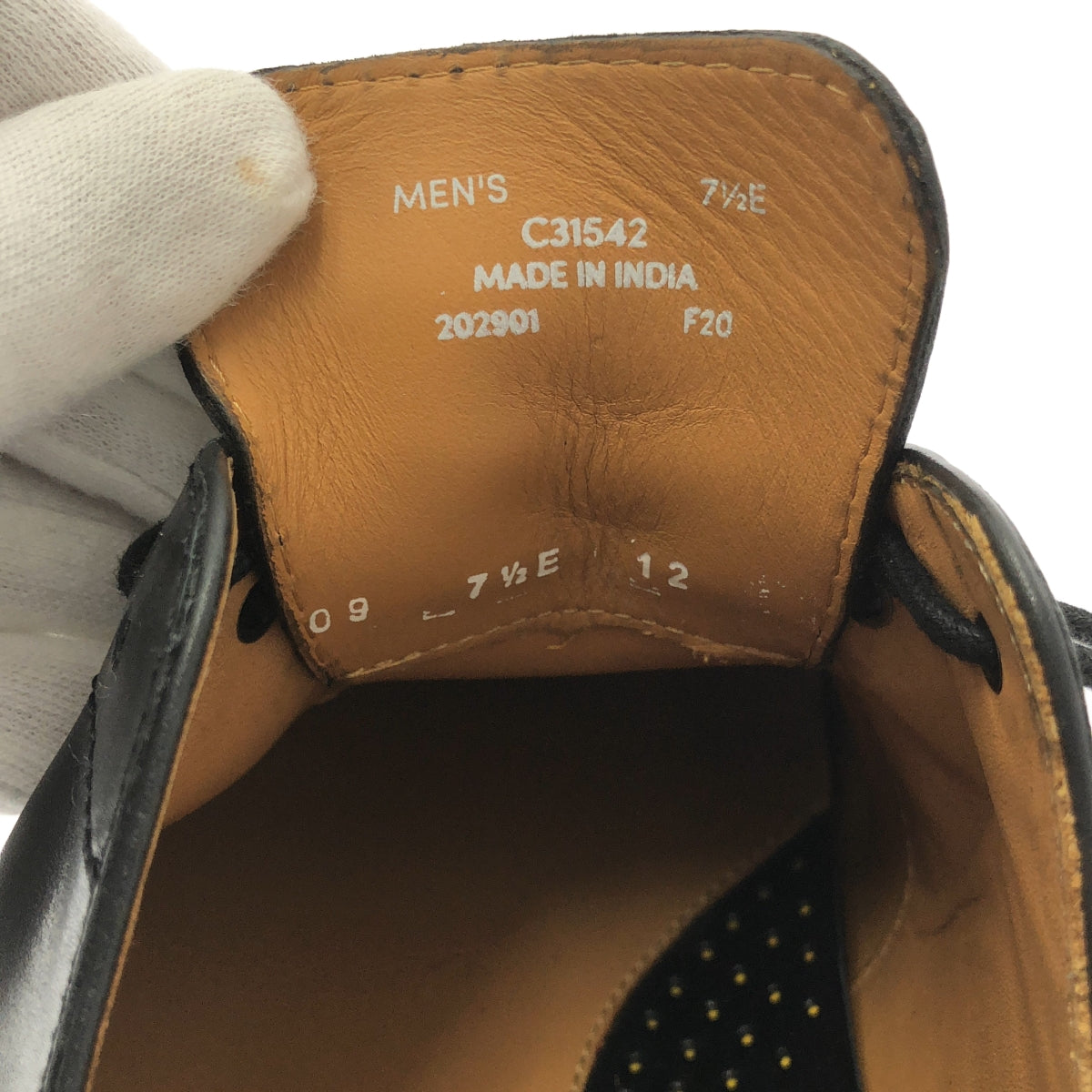 COLE HAAN / 콜한 | 그래머시 캡 투 옥스포드 신발 | 7 1/2 | 블랙 | 남성