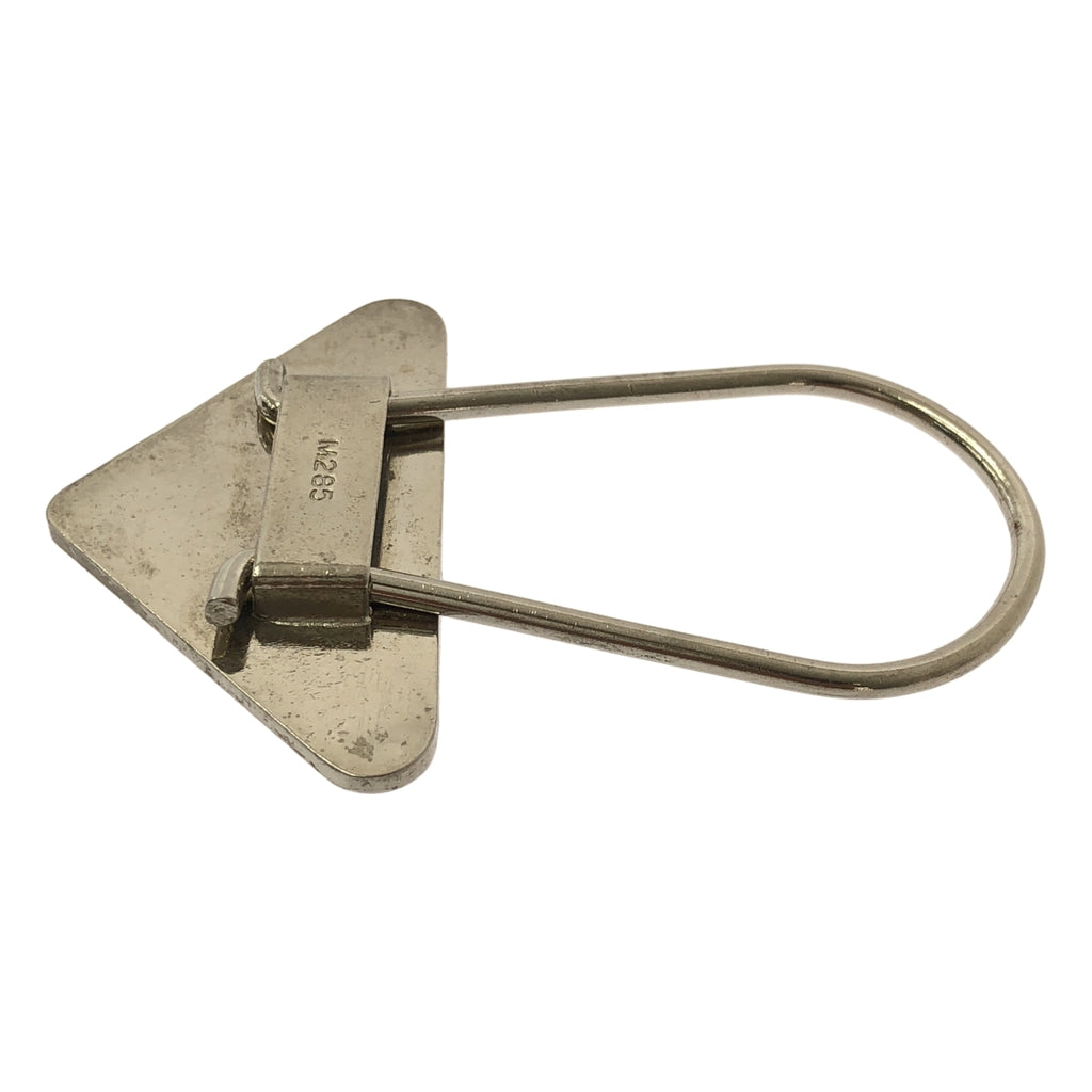 PRADA / プラダ | 三角 ロゴプレート キーリング / M285 |