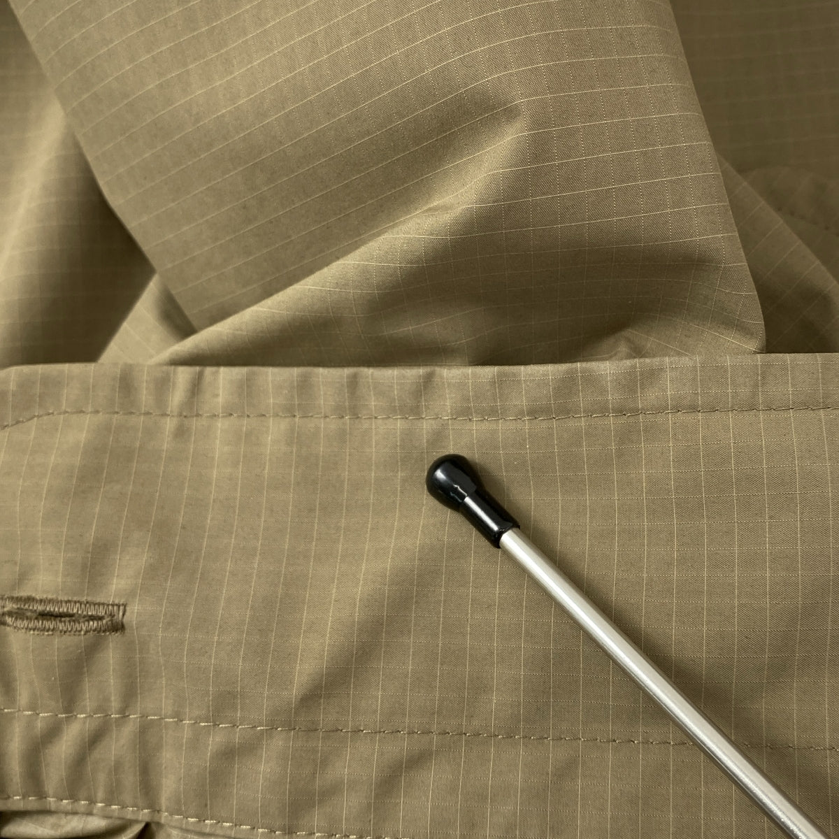 【美品】  sacai / サカイ | 2024AW | Rip Stop Shirt リップストップ シャツ | 3 | オリーブ | メンズ