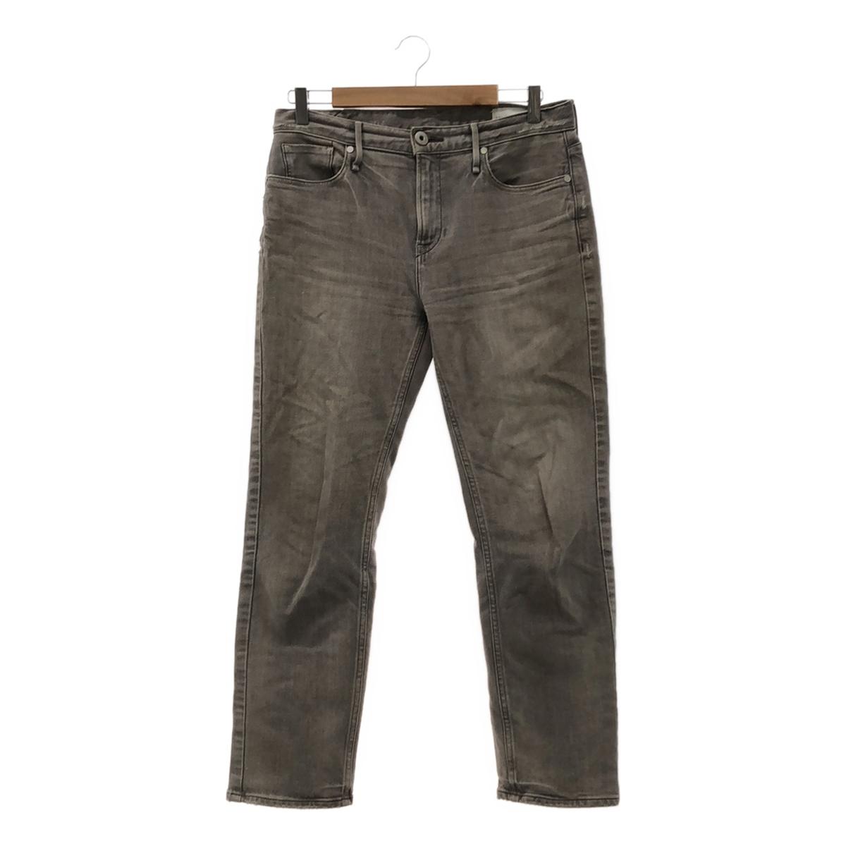 upper hights / アッパーハイツ | THE LIPSTICK ザ リップスティック ダメージ加工 ストレッチ デニムパンツ | 25 | グレー | レディース