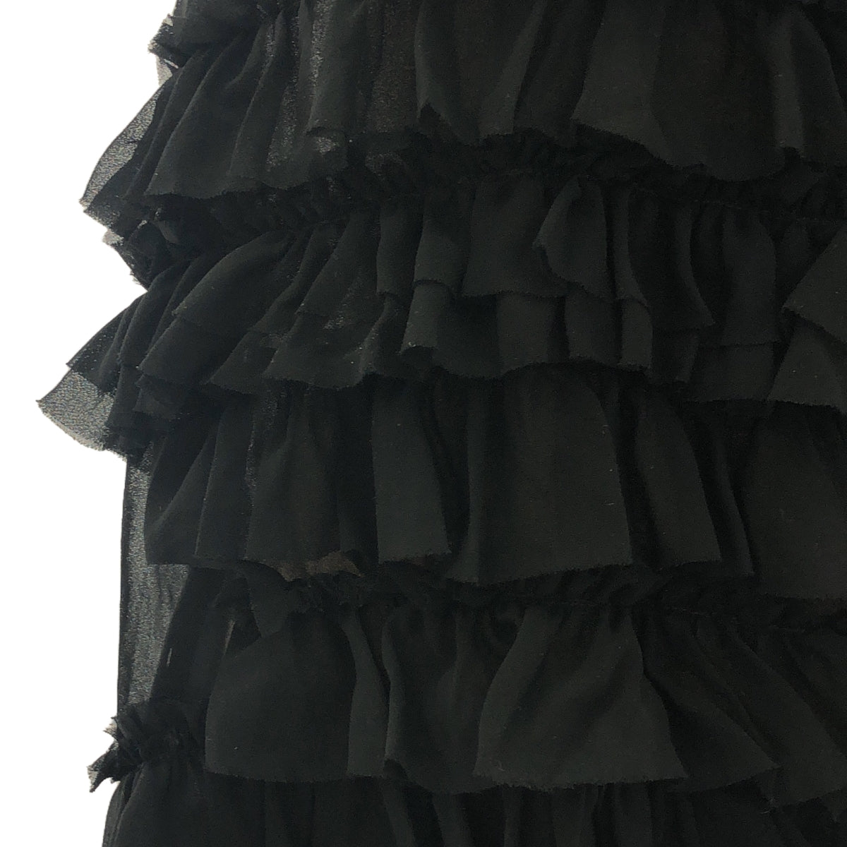 COMME des GARCONS | 2015SS | Polyester ruffled back adjuster sheer vest | M | Women's