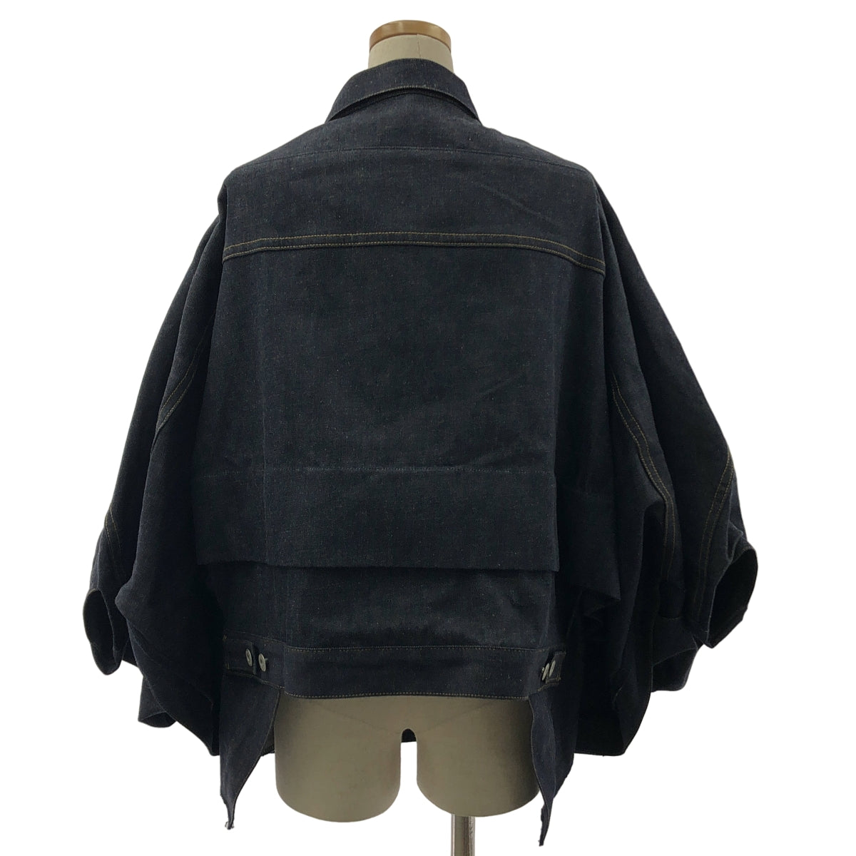 【美品】  JUNYA WATANABE / ジュンヤワタナベ | 2023SS | オーバーサイズ デニム ジャケット | XS | ネイビー | レディース