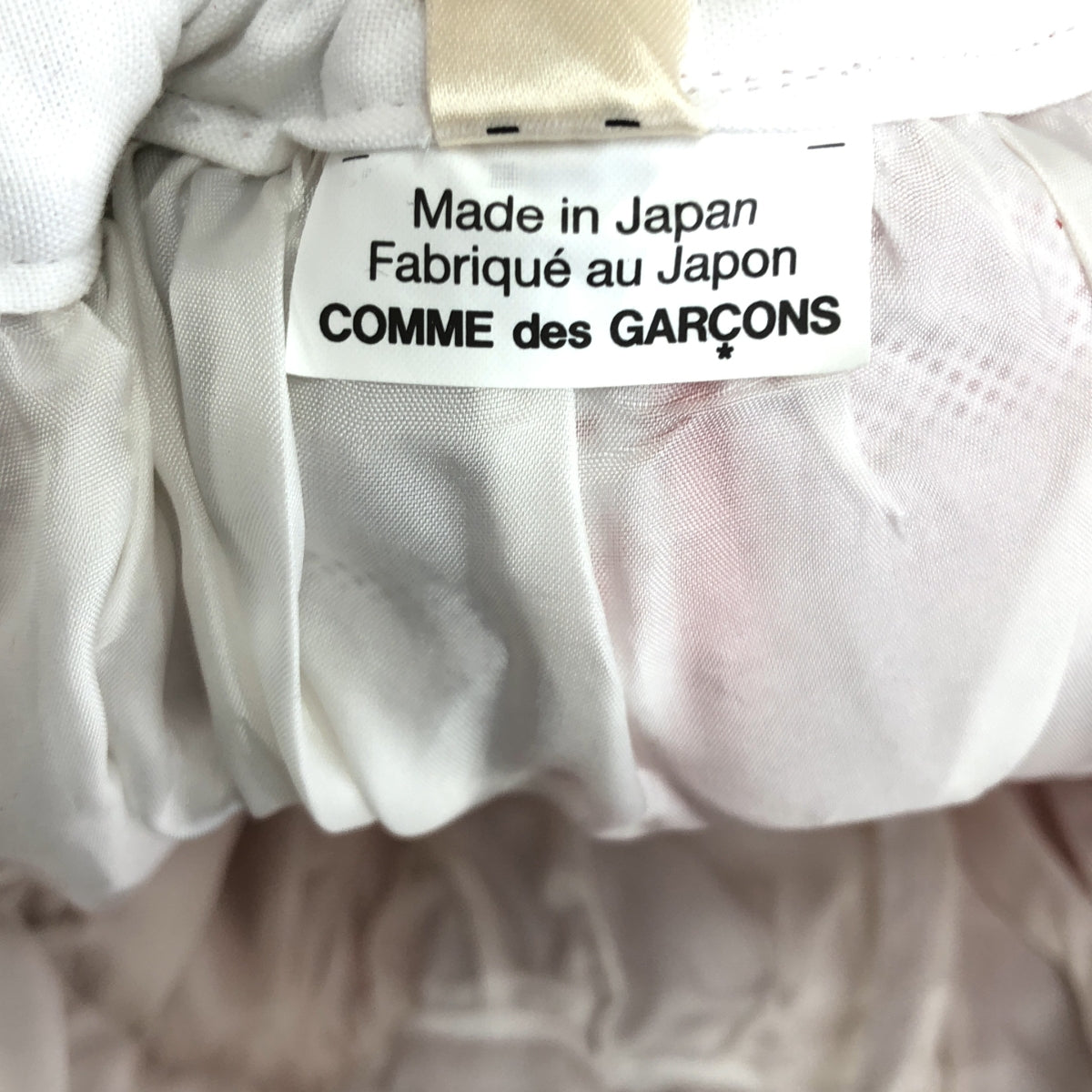 COMME des GARCONS / コムデギャルソン | 2025SS | チュール ドッキング 総柄 プリント タック ボリューム イージースカート | XS | レディース