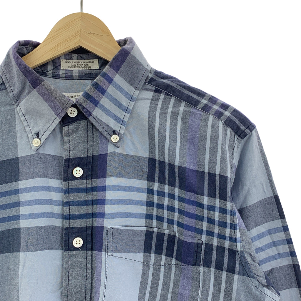Engineered Garments / エンジニアドガーメンツ | コットン チェック ボタンダウン シャツ | S | メンズ