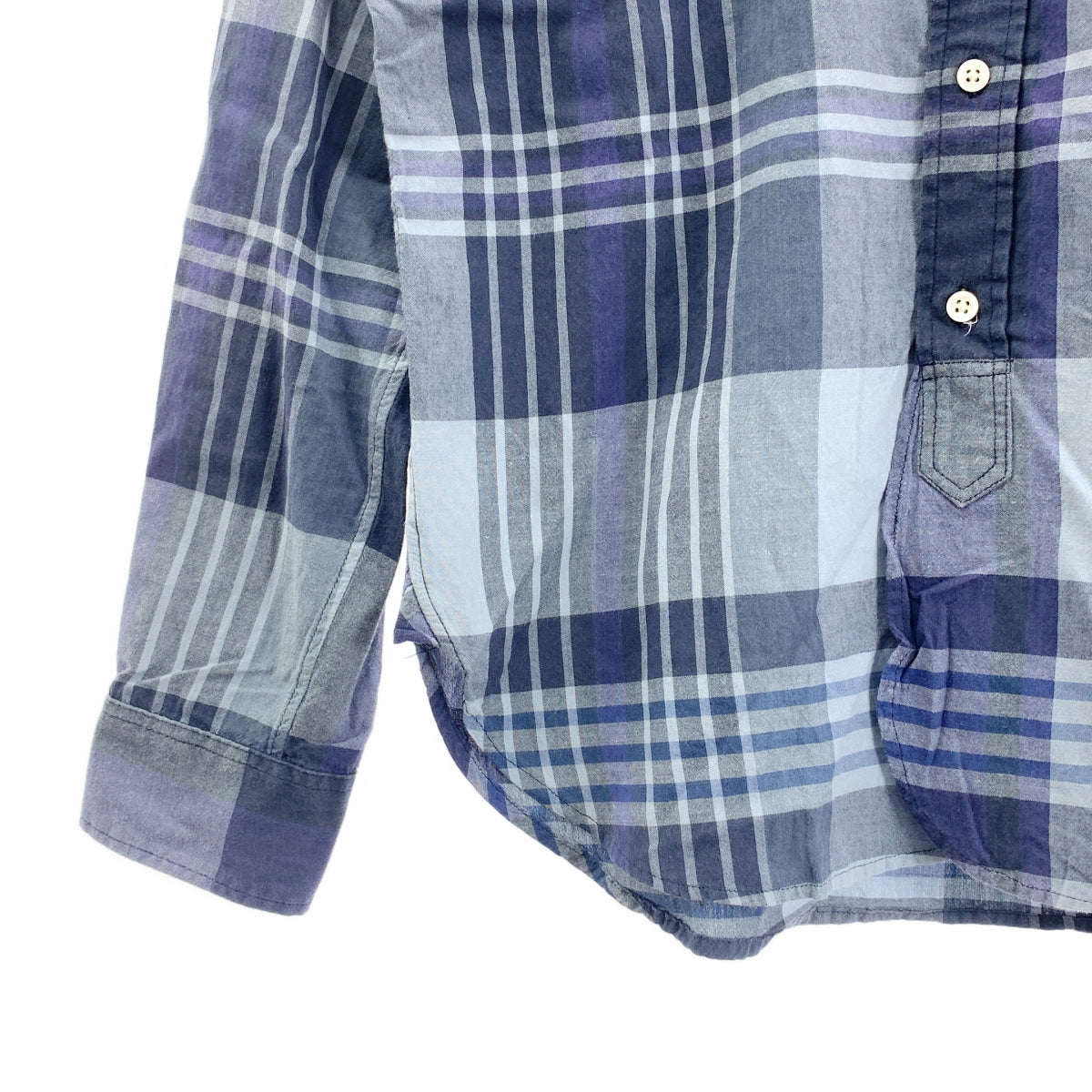 Engineered Garments / エンジニアドガーメンツ | コットン チェック ボタンダウン シャツ | S | メンズ