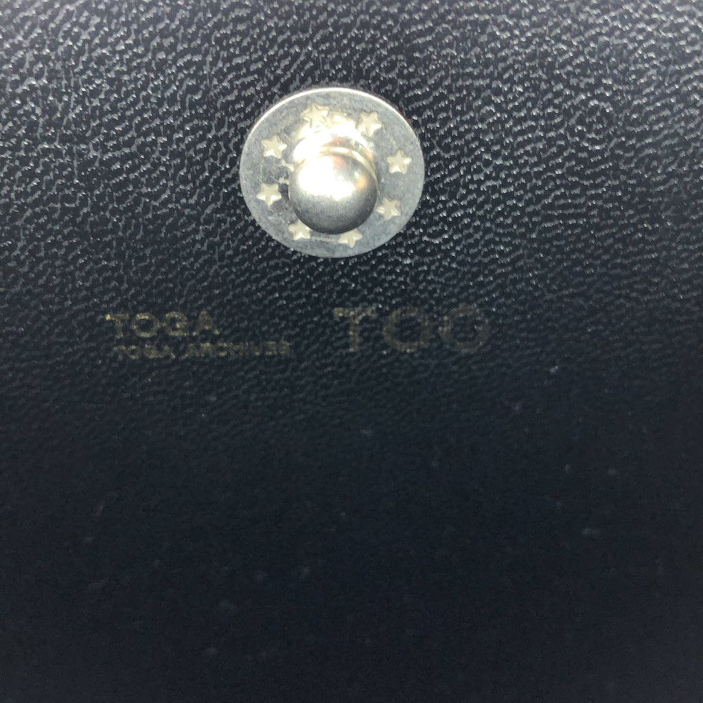 【美品】  TOGA / トーガ | TOO LEATHER TOTE BAG MINI スタッズ レザー トートバッグ | ブラック | レディース