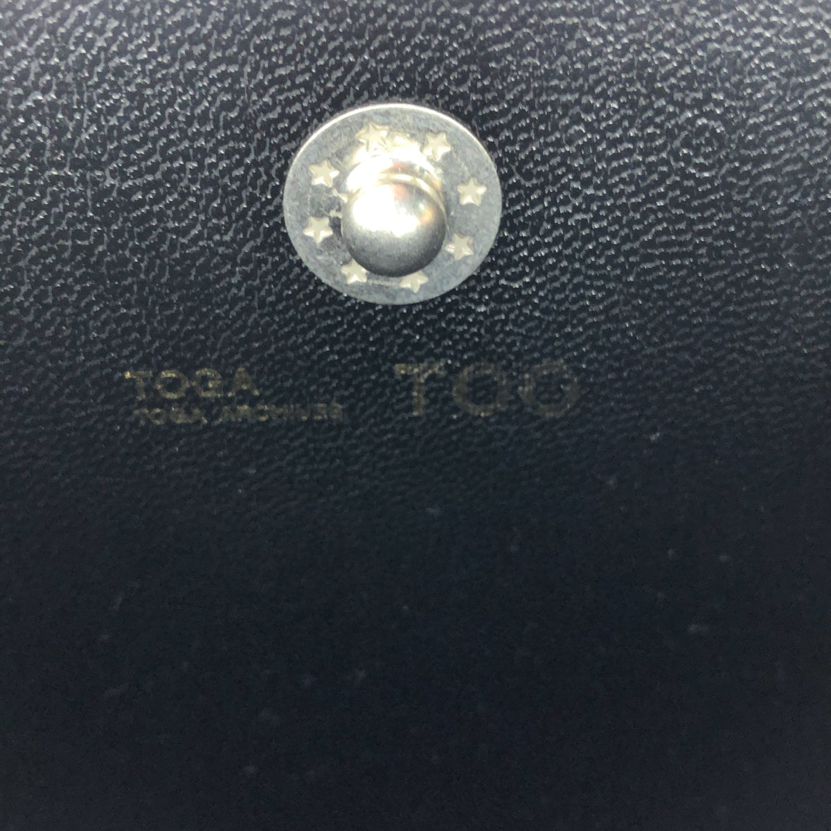 【美品】  TOGA / トーガ | TOO LEATHER TOTE BAG MINI スタッズ レザー トートバッグ | ブラック | レディース
