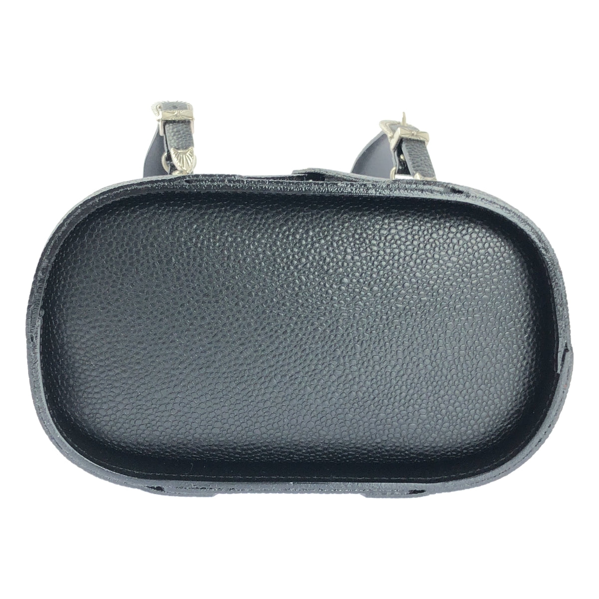 【美品】  TOGA / トーガ | TOO LEATHER TOTE BAG MINI スタッズ レザー トートバッグ | ブラック | レディース