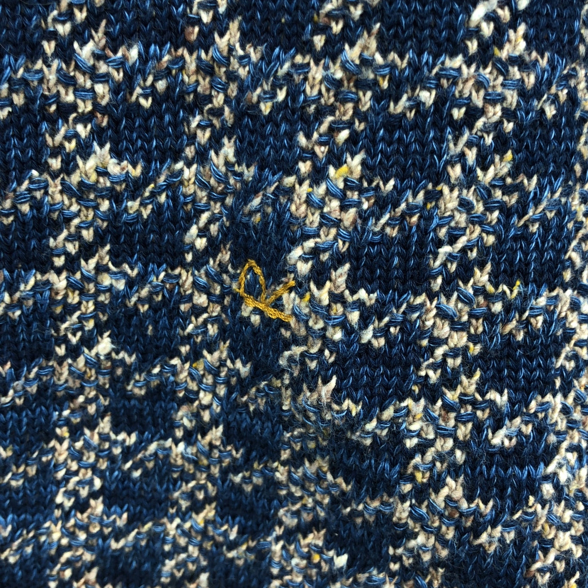 45r / 四十五R | 908 Mabiko 靛藍針織提花毛衣| SHOPBOP藍色/米色|女性的