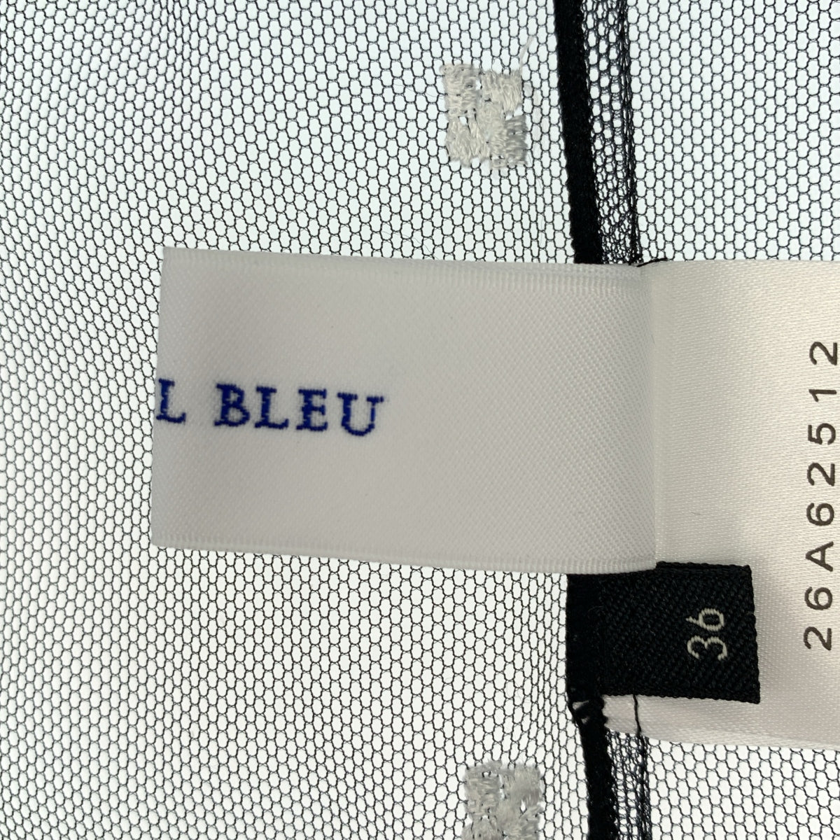 LE CIEL BLEU / 르셸 블루 | Tulle Bow Tie TOPS 튤 보우타이 탑스 | 36 |