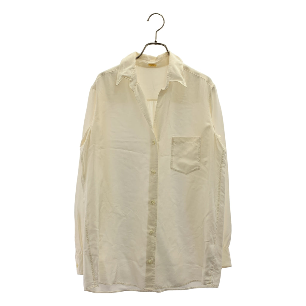 MUSE de Deuxieme Classe / ミューズドゥーズィーエムクラス | シルク ウォッシュ シャツ |