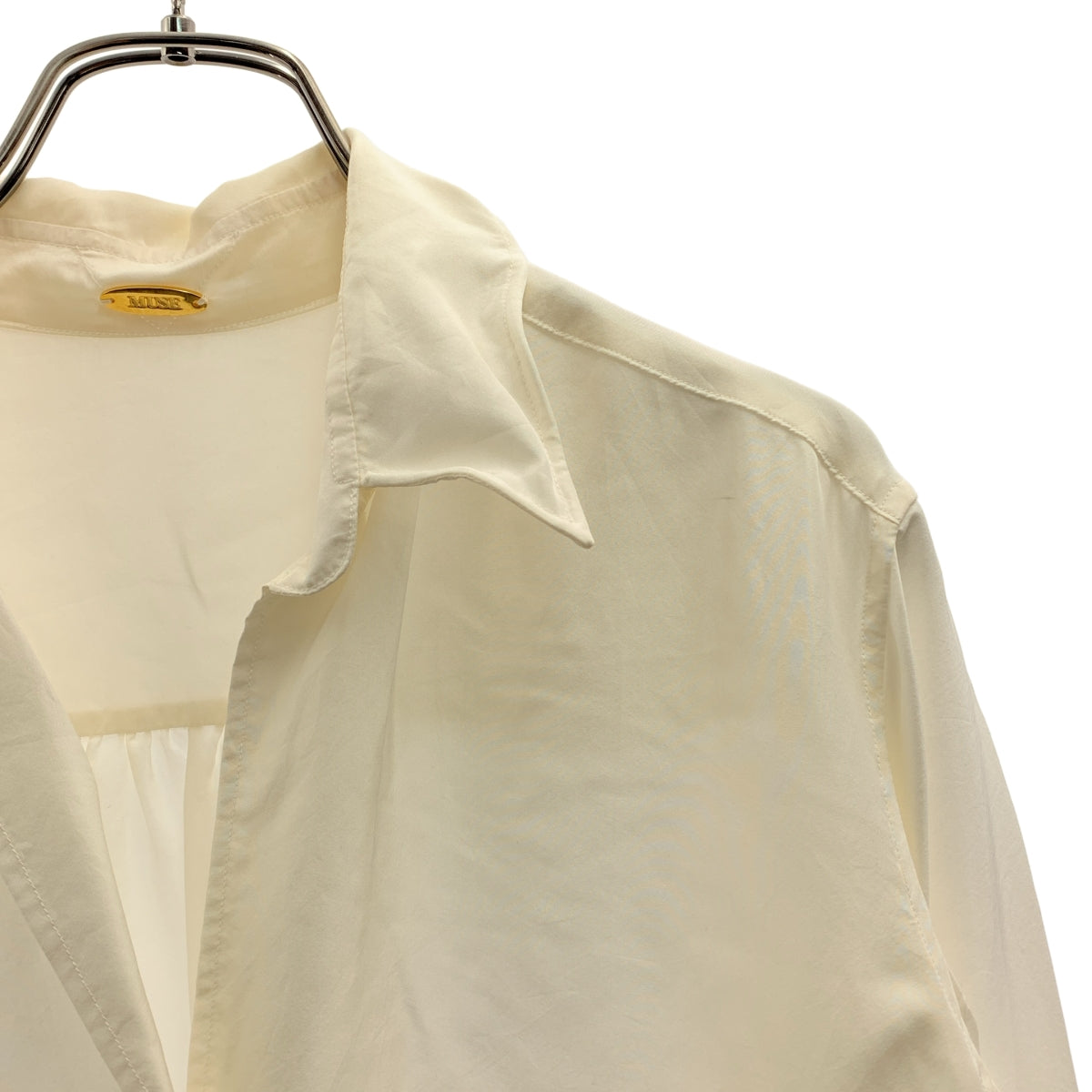 MUSE de Deuxieme Classe / ミューズドゥーズィーエムクラス | シルク ウォッシュ シャツ |