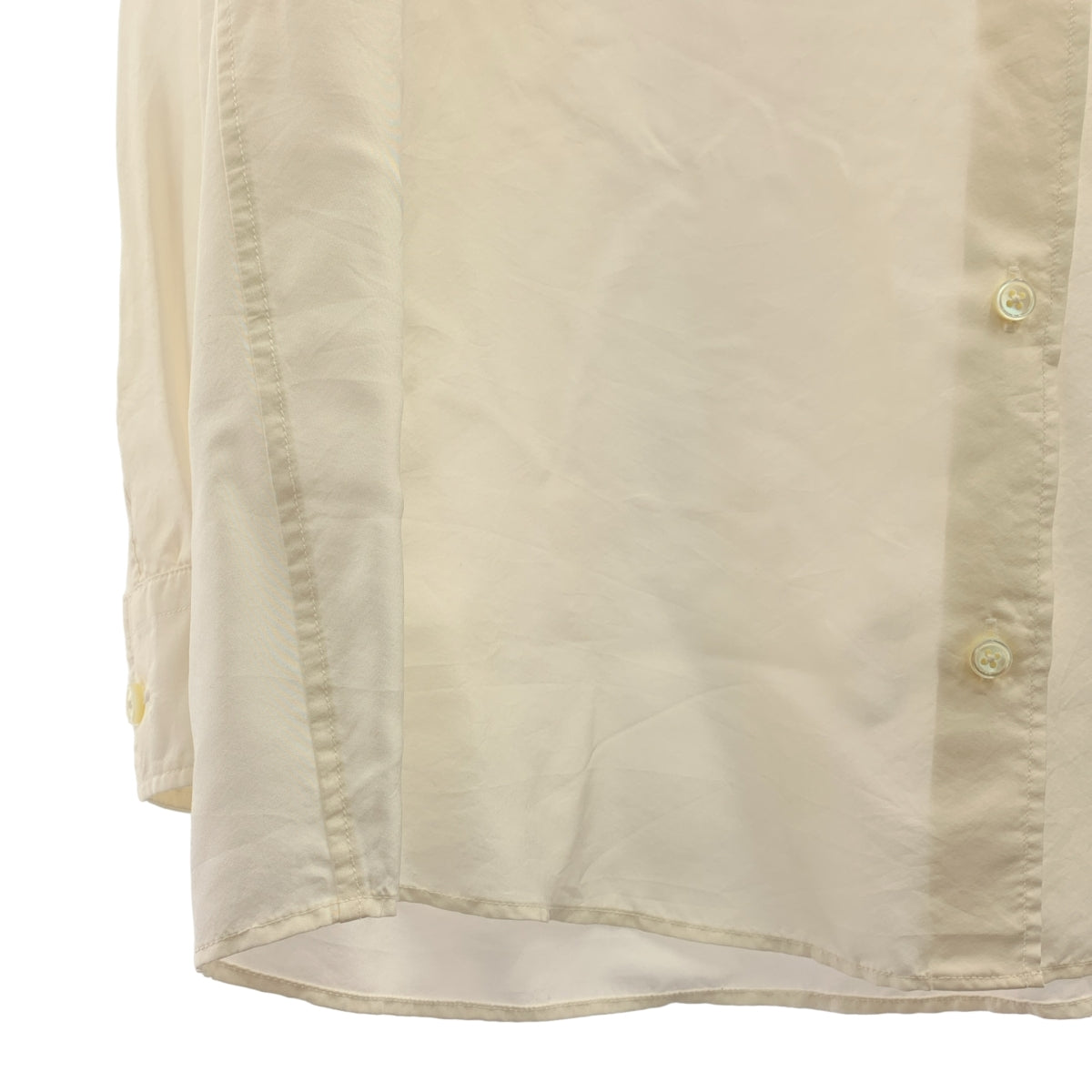 MUSE de Deuxieme Classe / ミューズドゥーズィーエムクラス | シルク ウォッシュ シャツ |