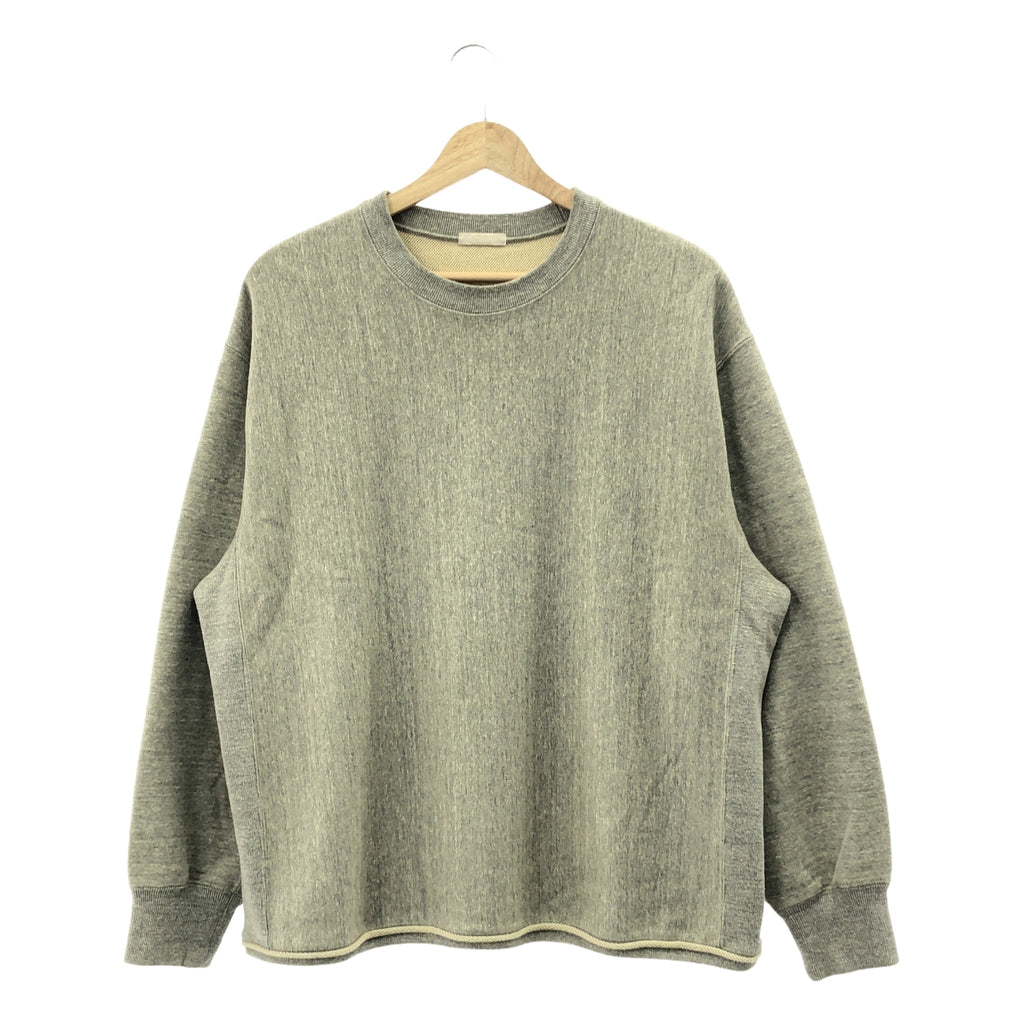 ULTERIOR / アルテリア | 2022AW | VINTAGE FADED TERRY RW SWEAT SHIRT ヴィンテージフェード リバースウィーブ型 スウェット | 3 | グレー | メンズ