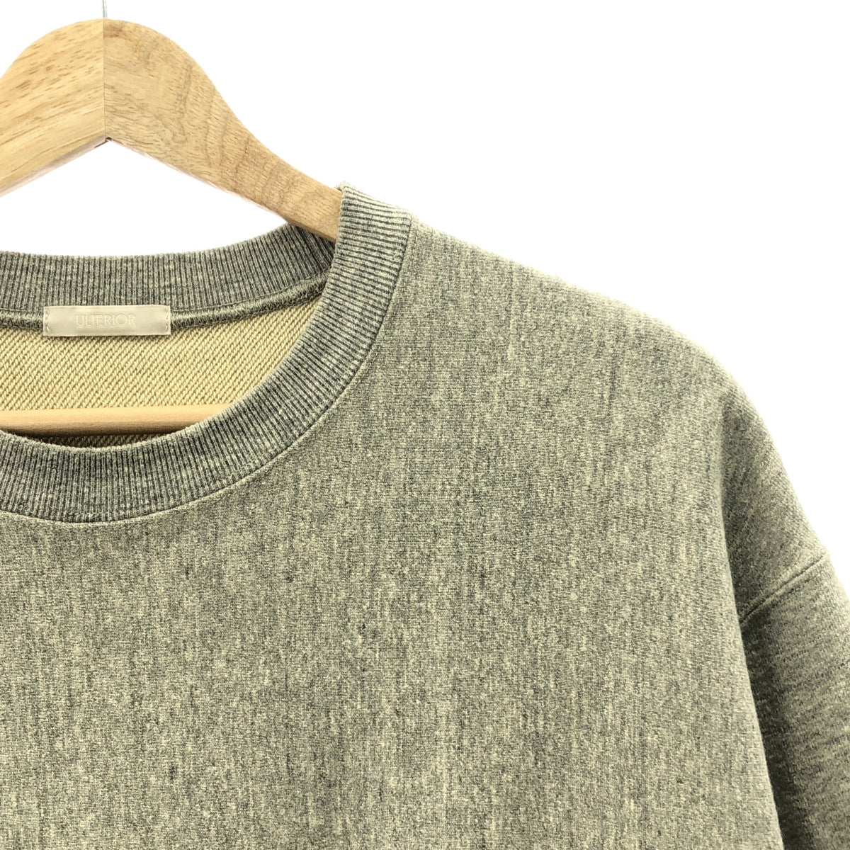 ULTERIOR / アルテリア | 2022AW | VINTAGE FADED TERRY RW SWEAT SHIRT ヴィンテージフェード リバースウィーブ型 スウェット | 3 | グレー | メンズ