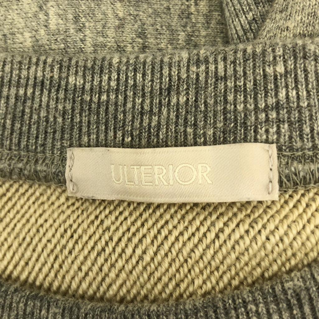 ULTERIOR / アルテリア | 2022AW | VINTAGE FADED TERRY RW SWEAT SHIRT ヴィンテージフェード リバースウィーブ型 スウェット | 3 | グレー | メンズ