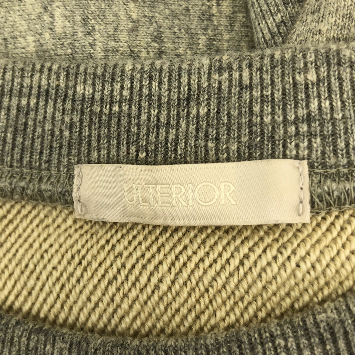 ULTERIOR / アルテリア | 2022AW | VINTAGE FADED TERRY RW SWEAT SHIRT ヴィンテージフェード リバースウィーブ型 スウェット | 3 | グレー | メンズ