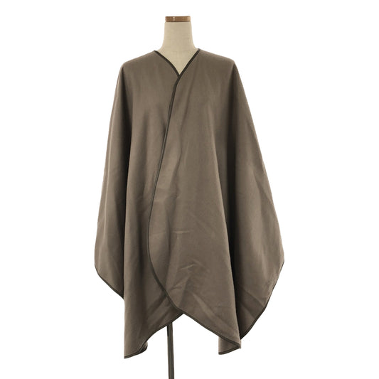 Loro Piana | 100% Cashmere Large Cape Cloak | Greige | Women's