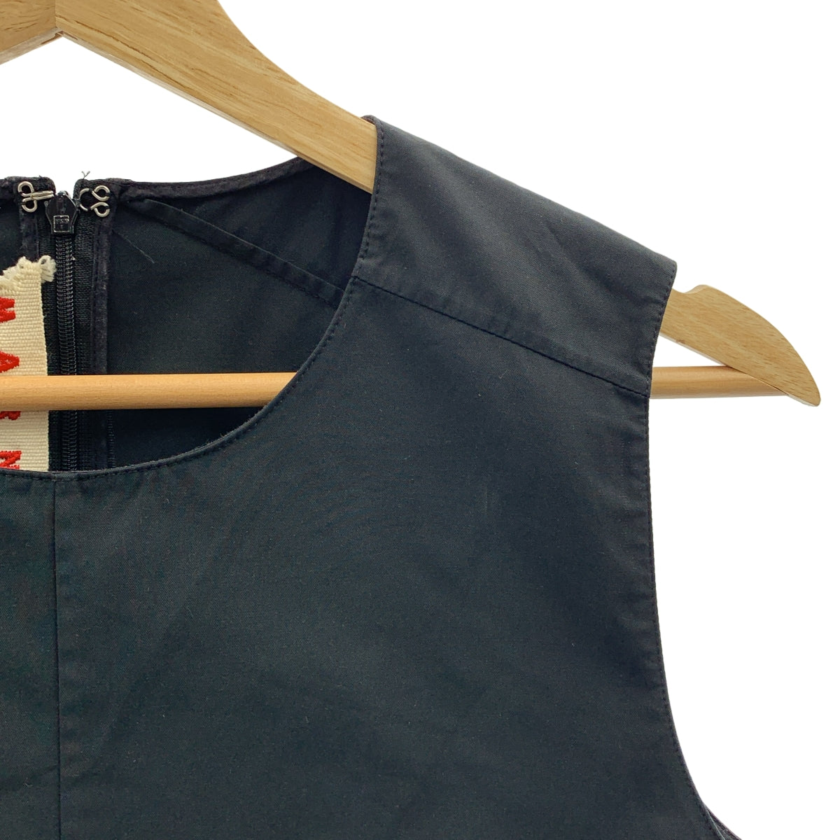 MARNI / マルニ | ポリエステル コットン ペプラム ノースリーブブラウス | 40 | レディース