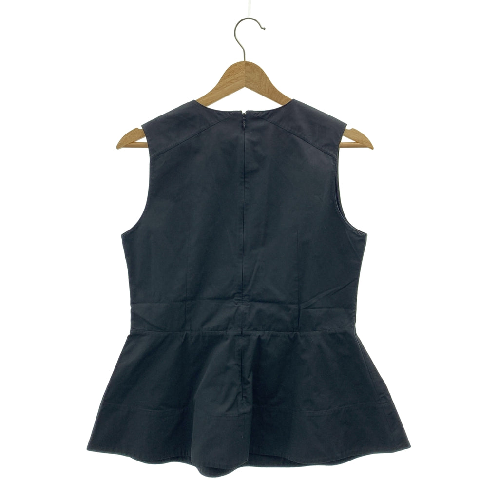 MARNI / マルニ | ポリエステル コットン ペプラム ノースリーブブラウス | 40 | レディース