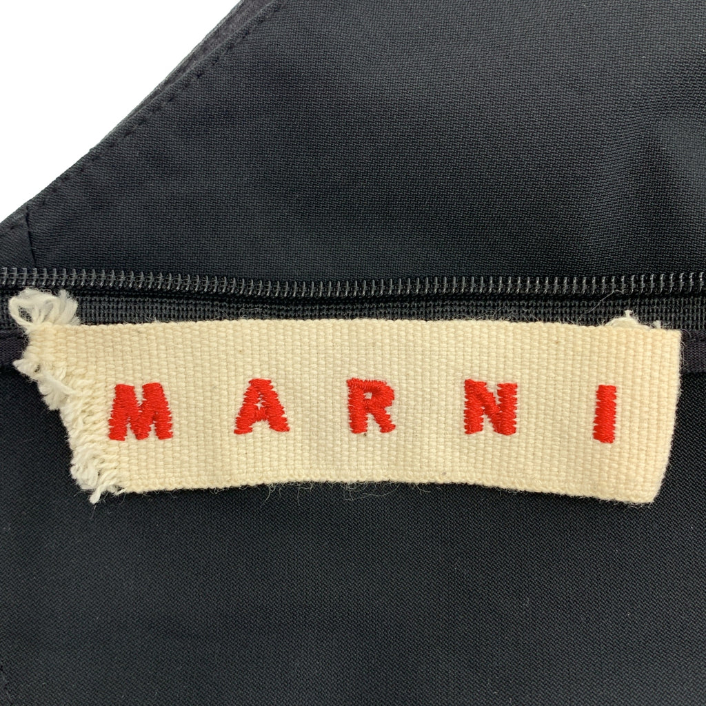 MARNI / マルニ | ポリエステル コットン ペプラム ノースリーブブラウス | 40 | レディース