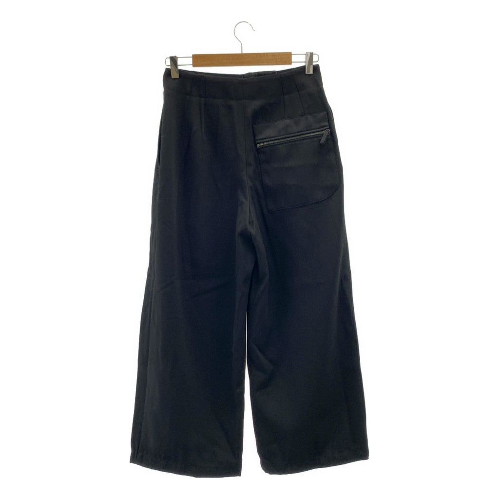 阿瑪尼 (EMPORIO ARMANI) | 雙褶羊毛寬褲 | 1 |