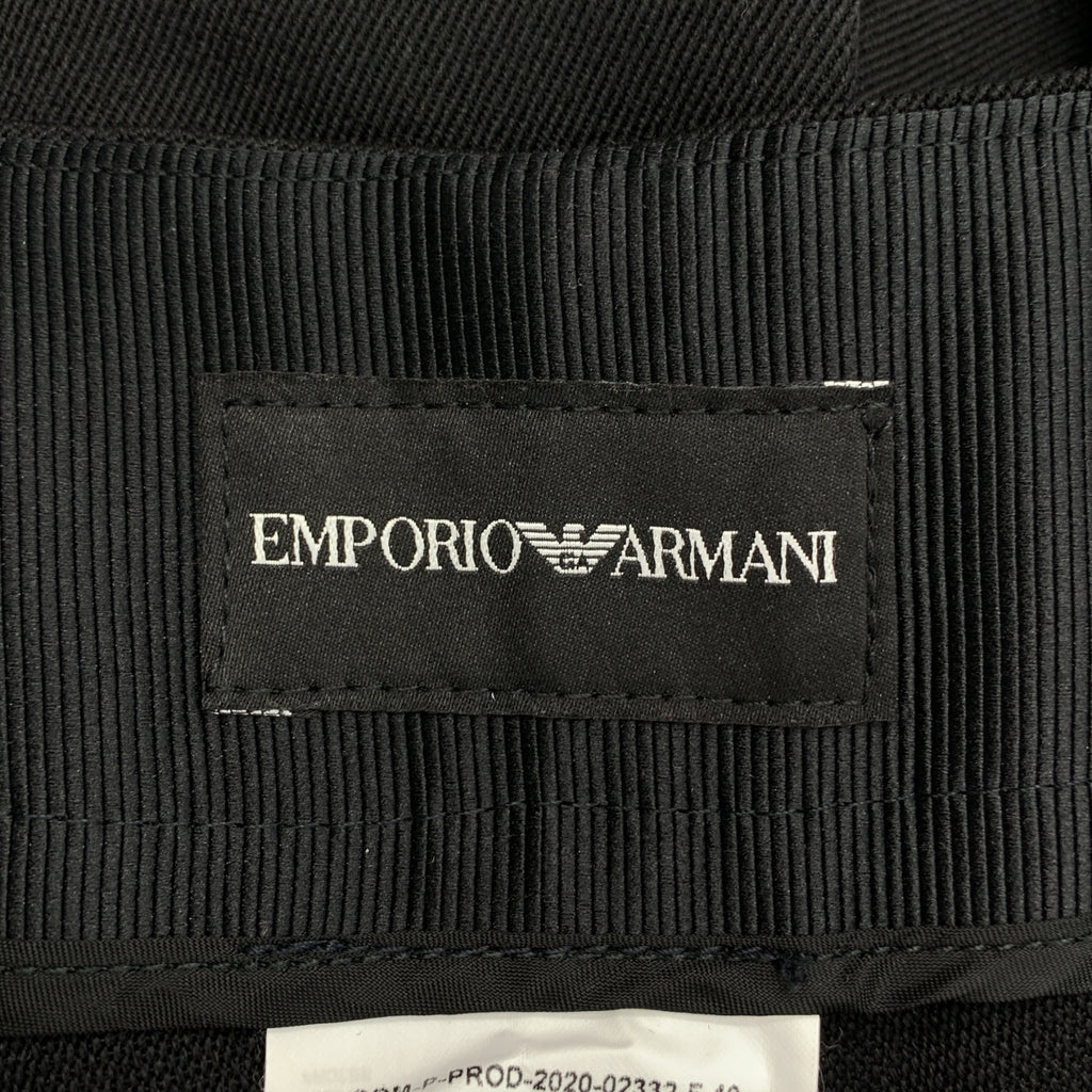 阿瑪尼 (EMPORIO ARMANI) | 雙褶羊毛寬褲 | 1 |