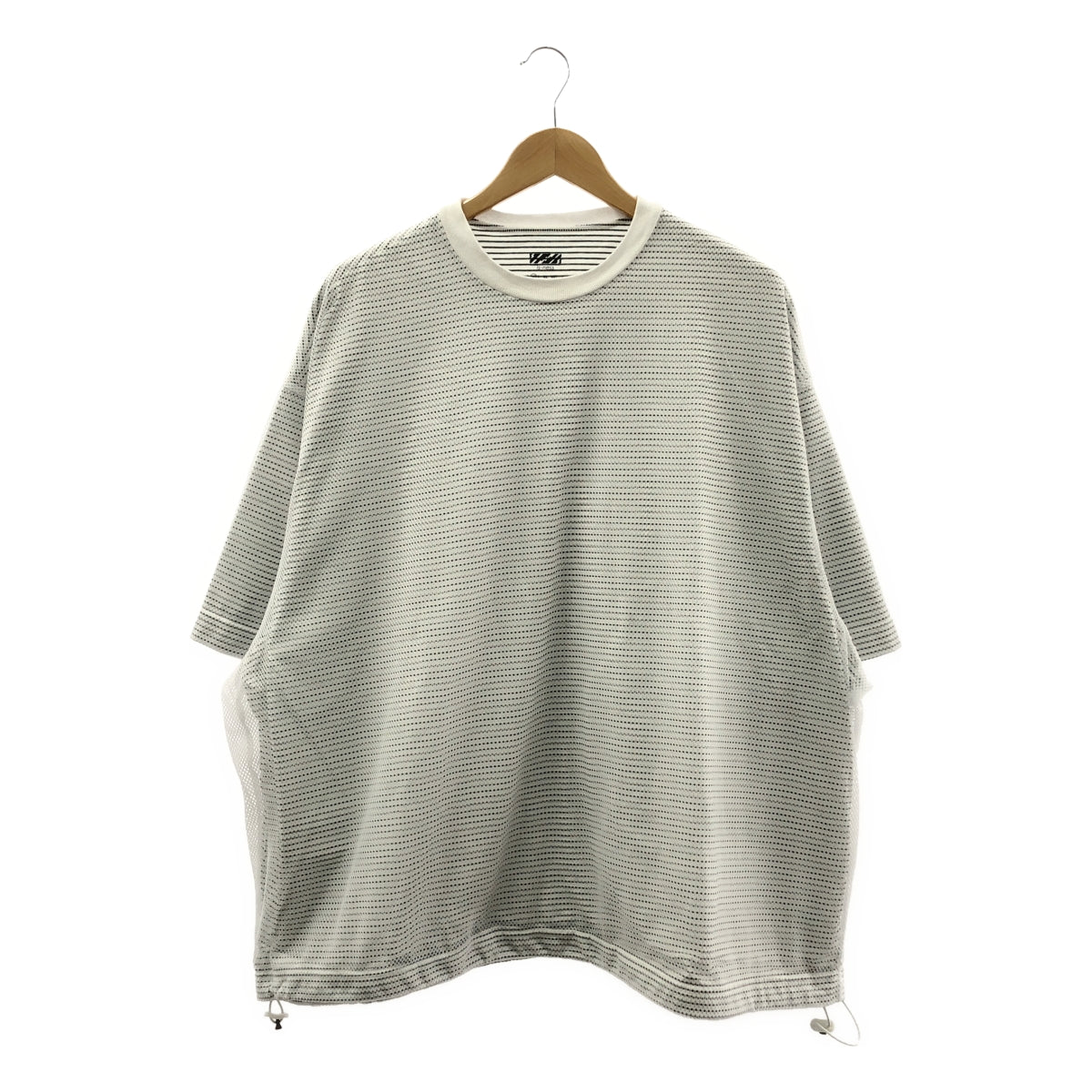 is-ness | 氣球層疊網眼T卹/寬鬆抽繩T卹 | M碼 | 男士