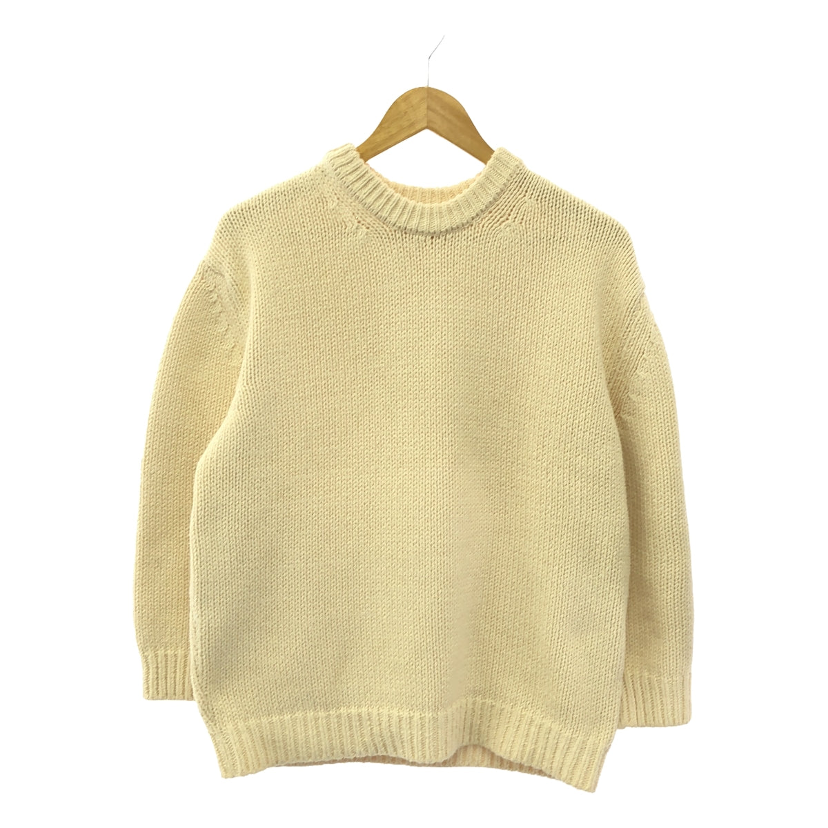 Crepuscule | Cotton low gauge pullover knit | F | Men's