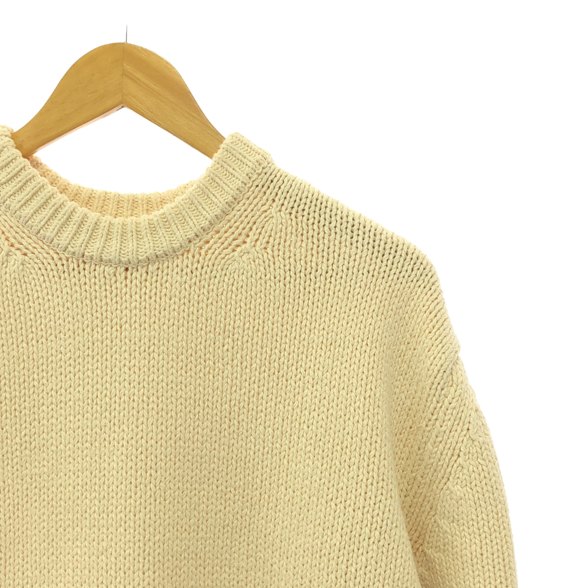 Crepuscule | Cotton low gauge pullover knit | F | Men's