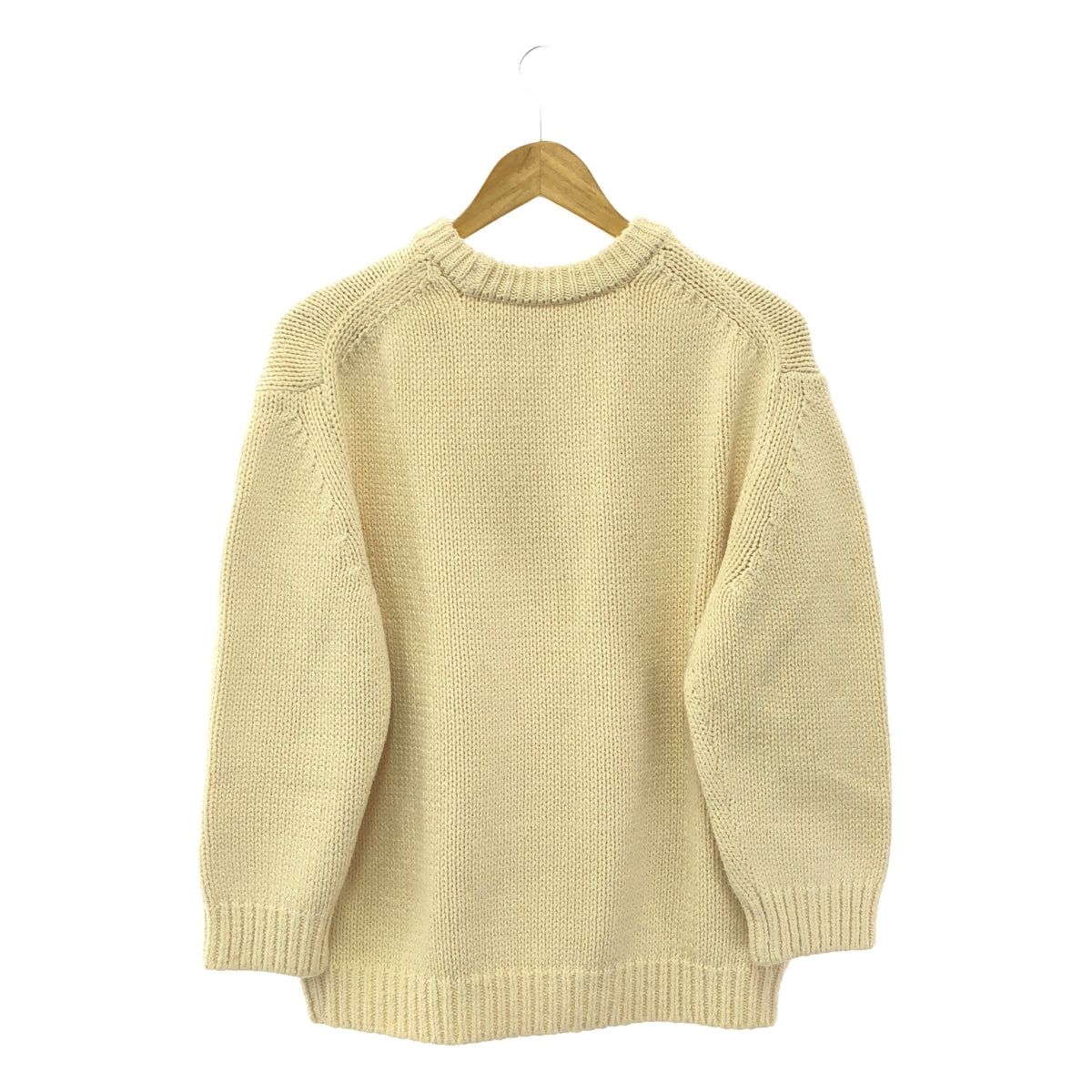 Crepuscule | Cotton low gauge pullover knit | F | Men's