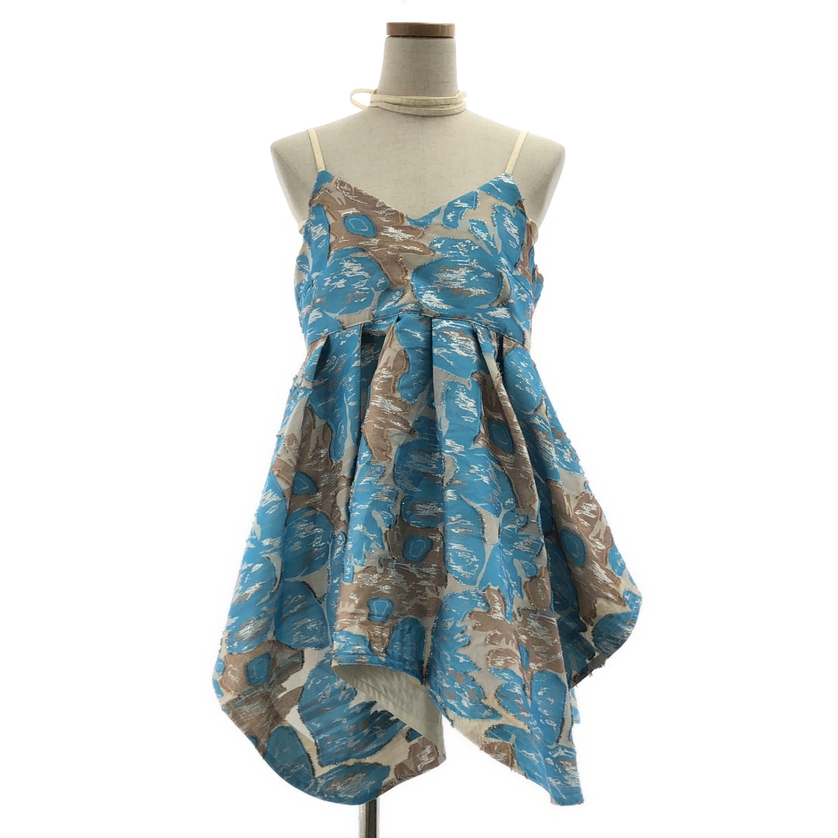 MURRAL / ミューラル | 2023SS | Flower quartz jacquard camisole top / クオーツジャガード キャミソールトップ |